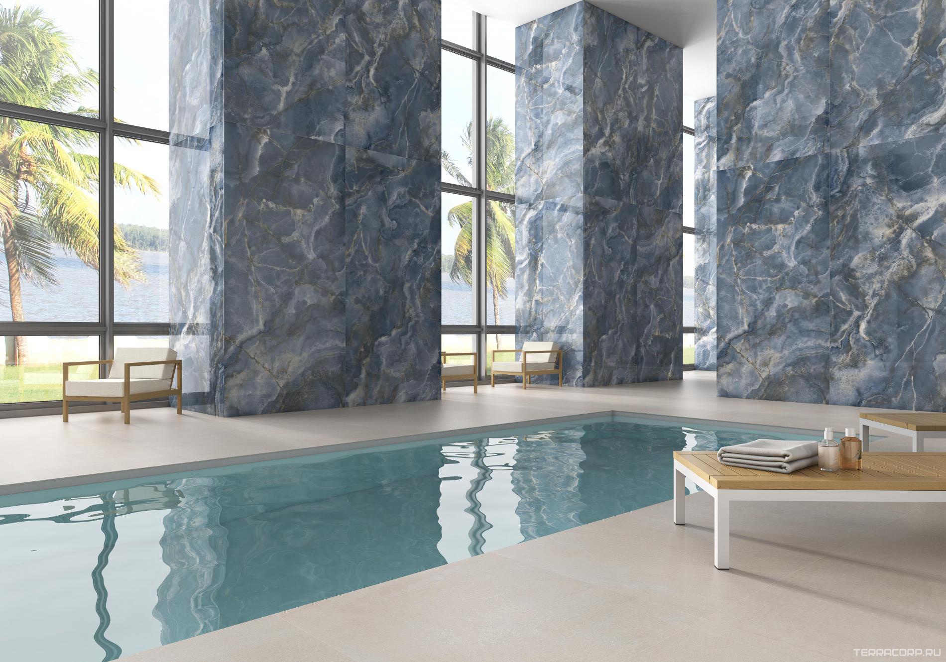 Керамогранит Pamesa CR Lux Cr.Lux Danae Navi pol/rett 60x120 Комбинированный, фото 2