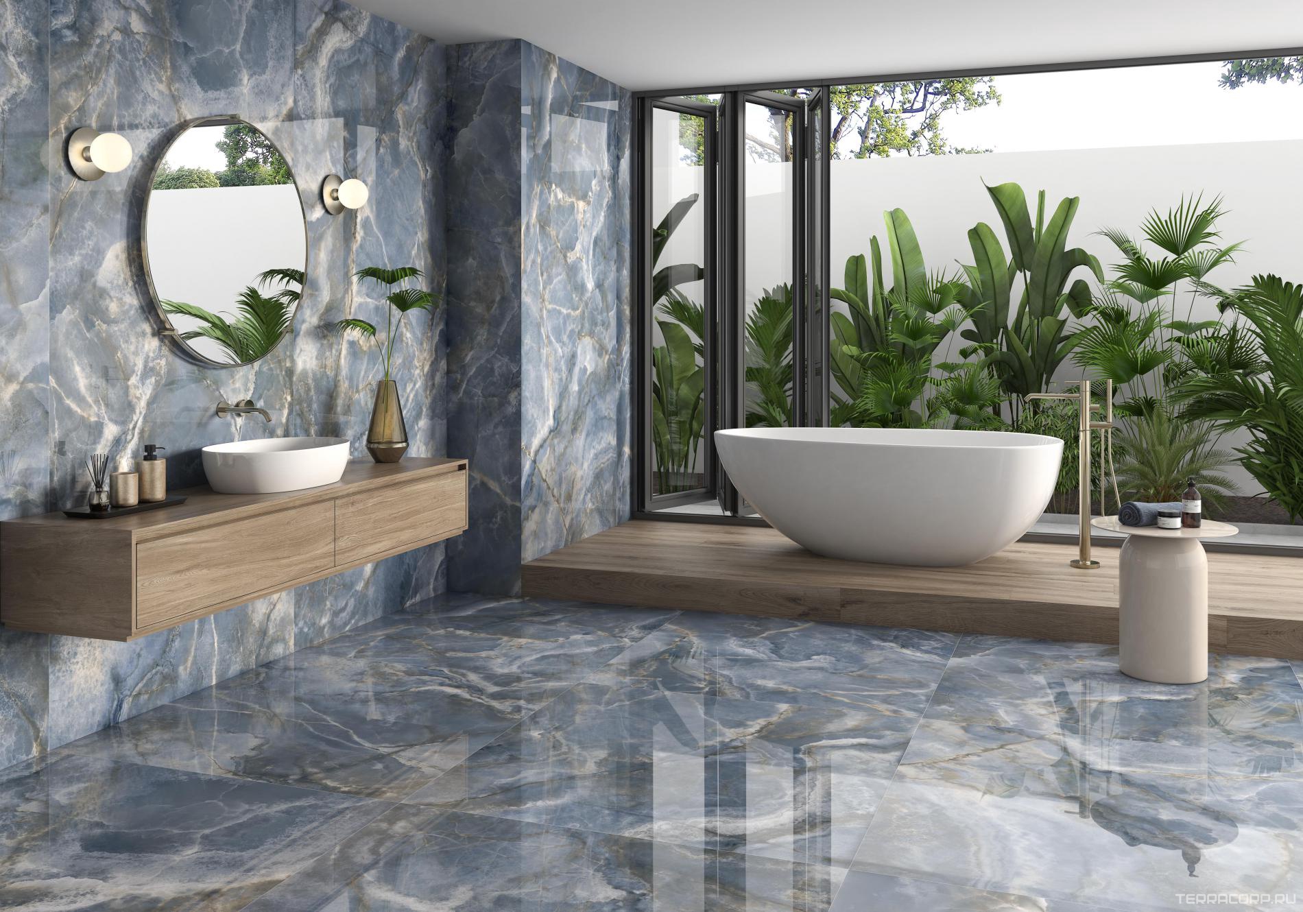 Керамогранит Pamesa CR Lux Cr.Lux Danae Navi pol/rett 60x120 Комбинированный, фото 1