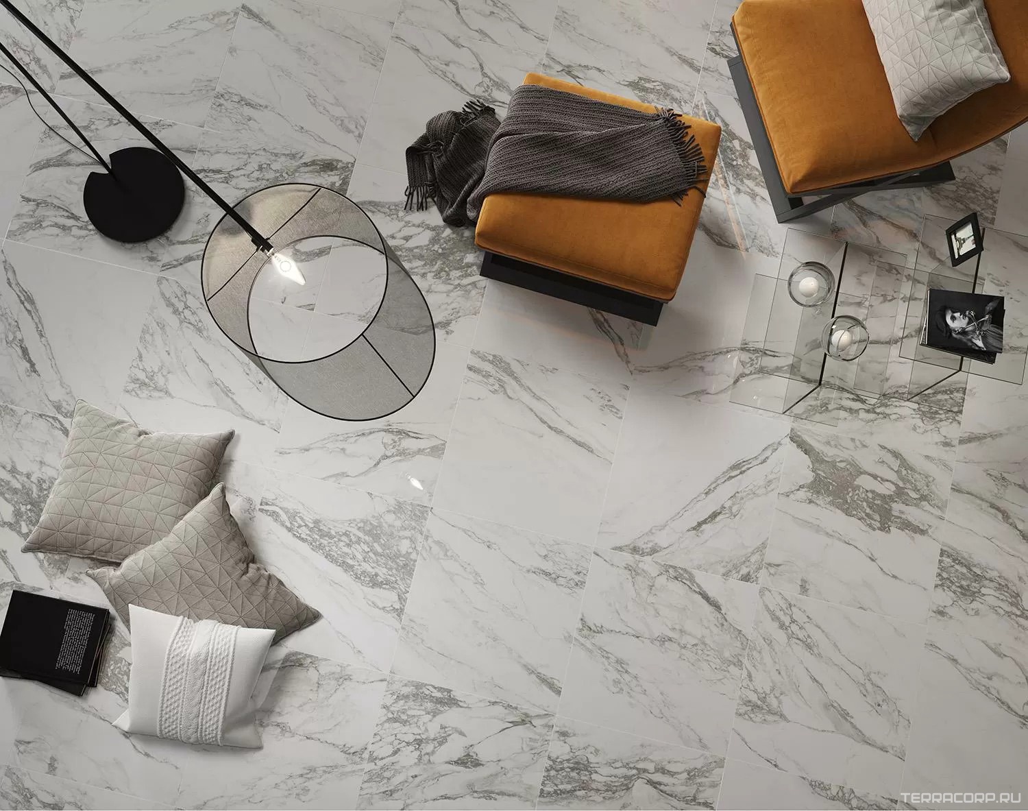Керамогранит Pamesa CR Niro Niro White Leviglass rett ( п.п.) 75x150 Белый, фото 2