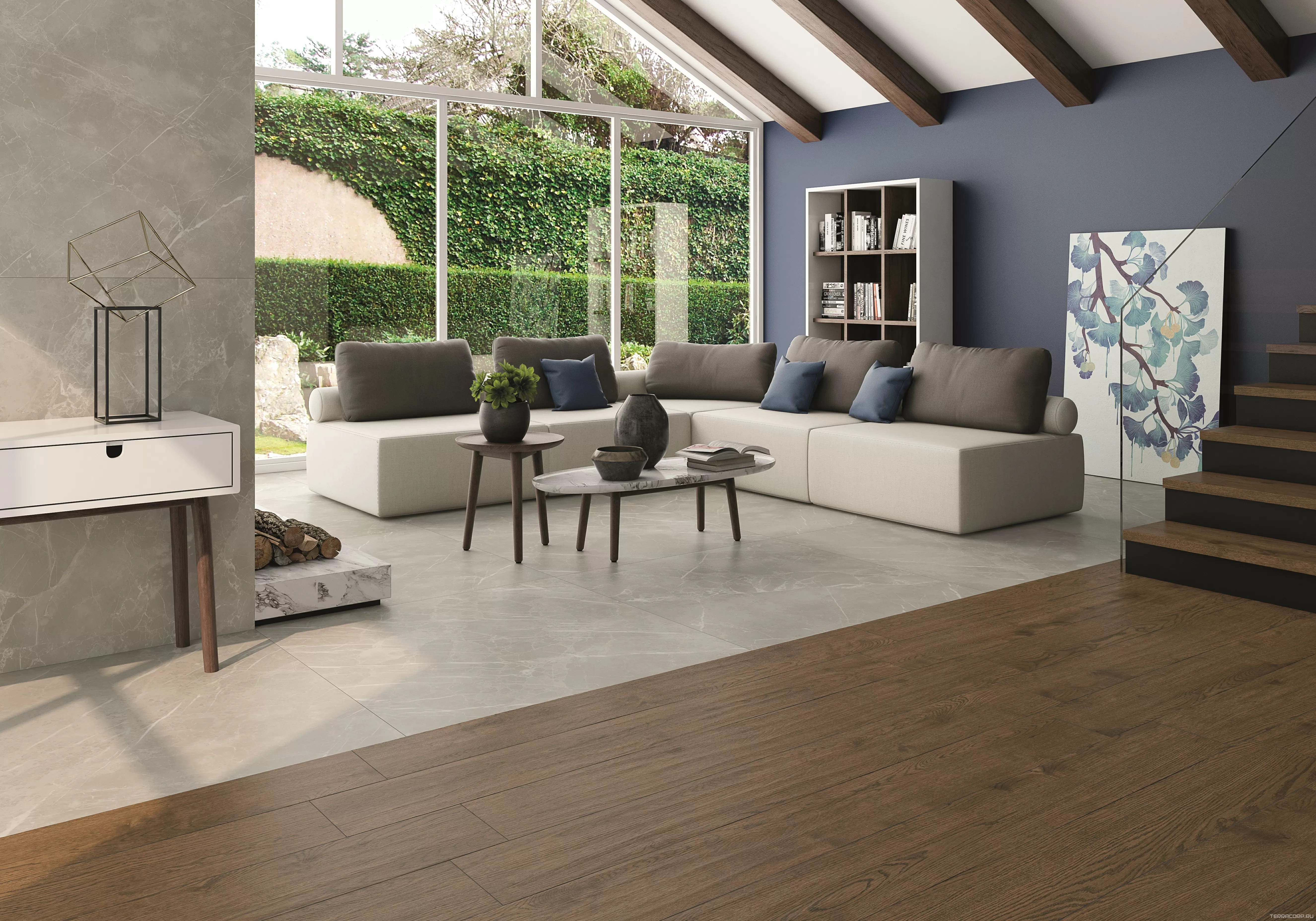 Керамогранит Pamesa CR Piave Cream rett compacglass (п.п.) 75x75 Бежевый, фото 1