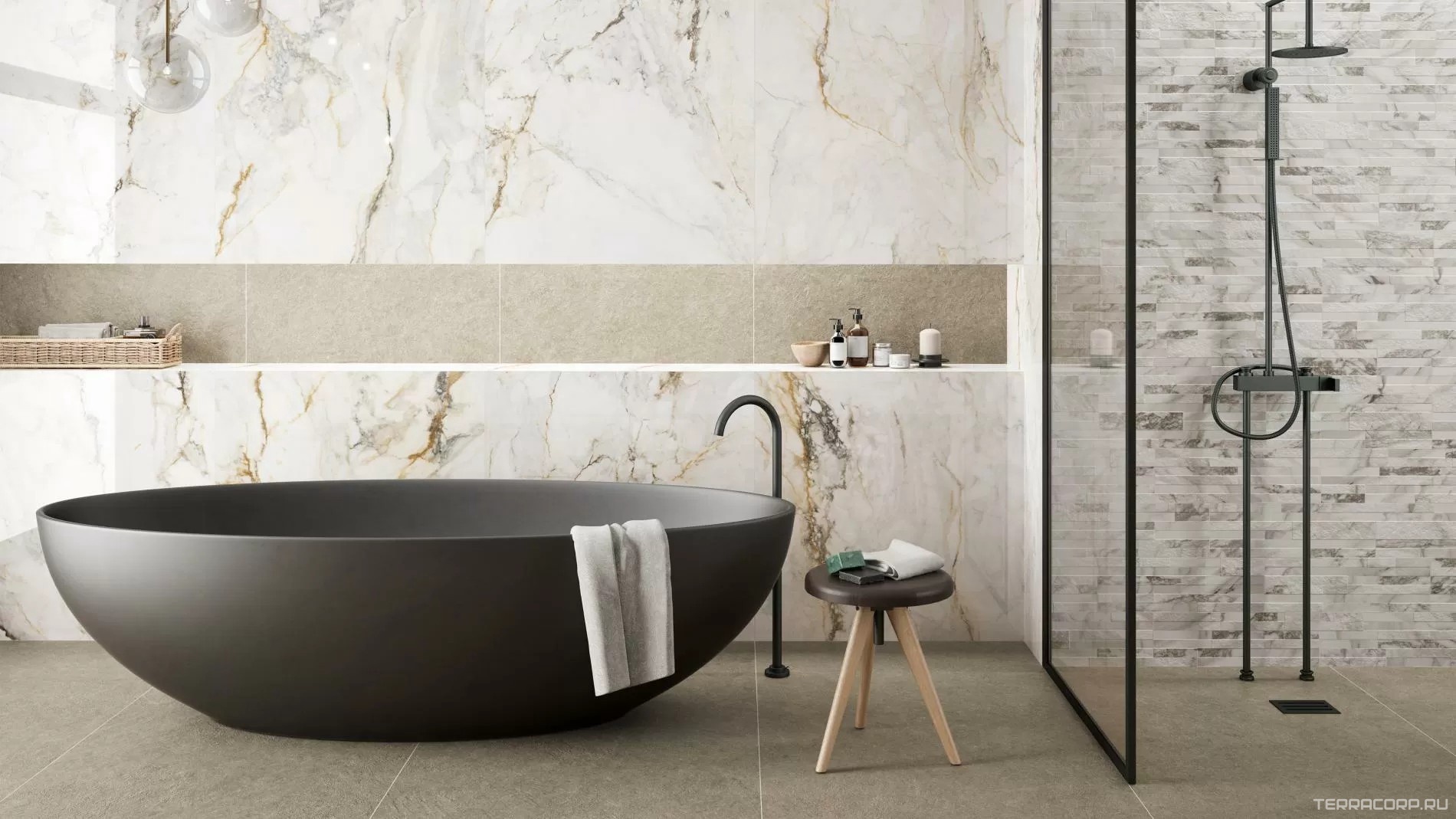 Керамогранит Pamesa CR Pisa Gold Compglass 90X90 Белый, фото 1
