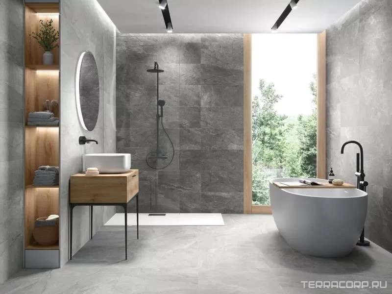 Керамогранит Pamesa Cr.Wells Pearl Leviglass (п.п.) 60x120 Серый, фото 1