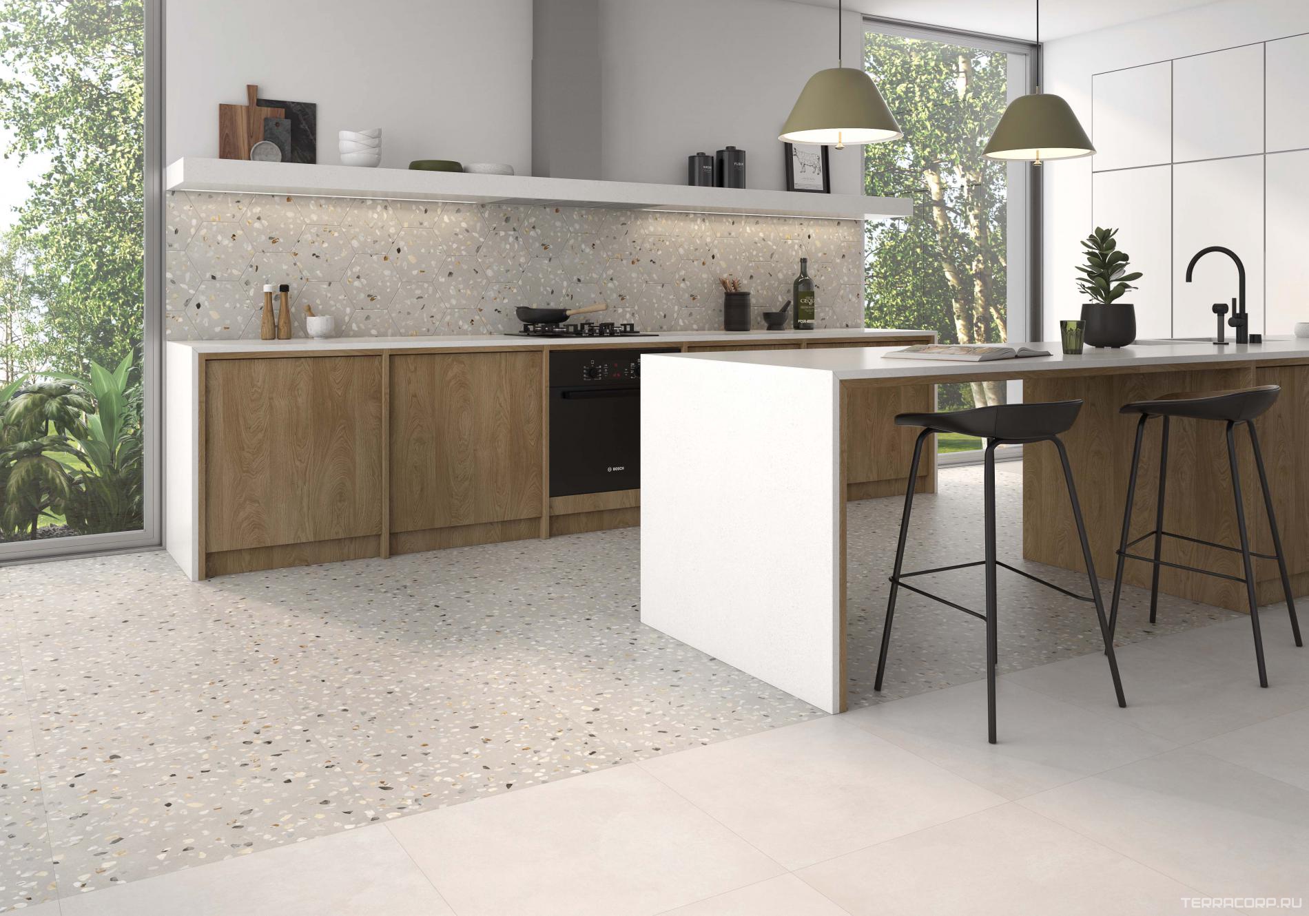 Керамогранит Pamesa Doria Bianco 60x120 Rec. ZZ Белый, фото 1