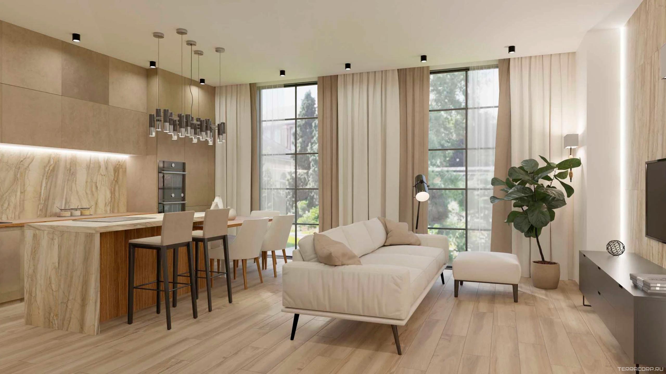 Керамогранит Estima Bernini 01 pearl неполир.60х120 Бежевый, фото 1