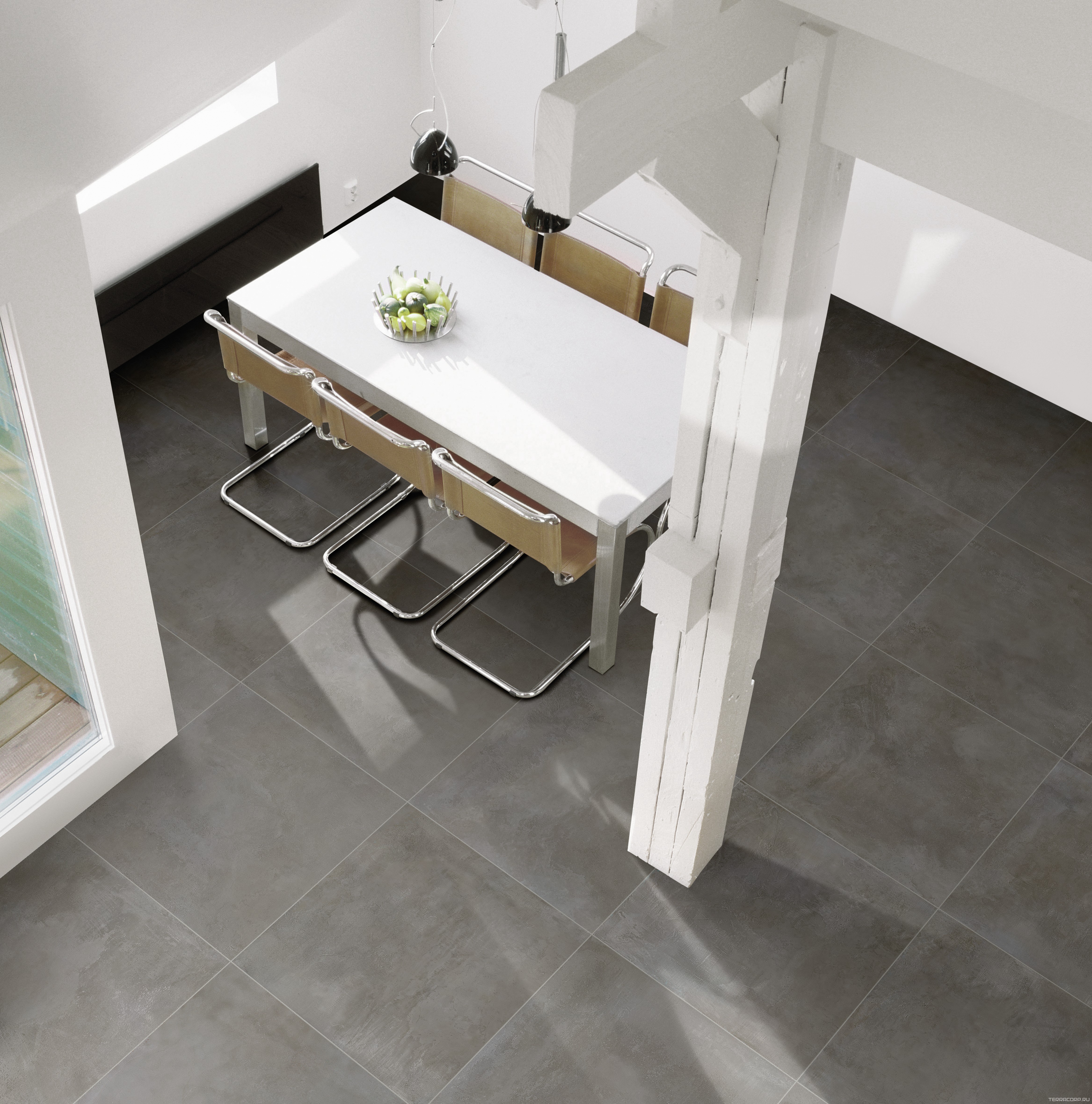 Керамогранит Ceramica Rubiera Emotion Anthracite Rett 60x60 Серый, фото 1