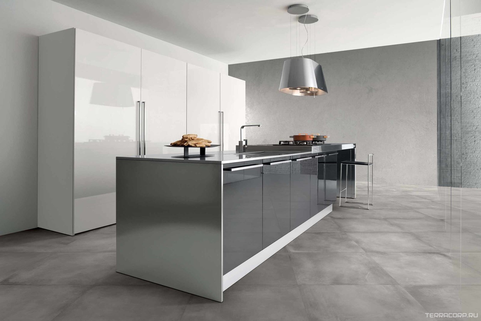 Керамогранит Dado Ceramica Basic Grey Ret 60x120 Серый, фото 1