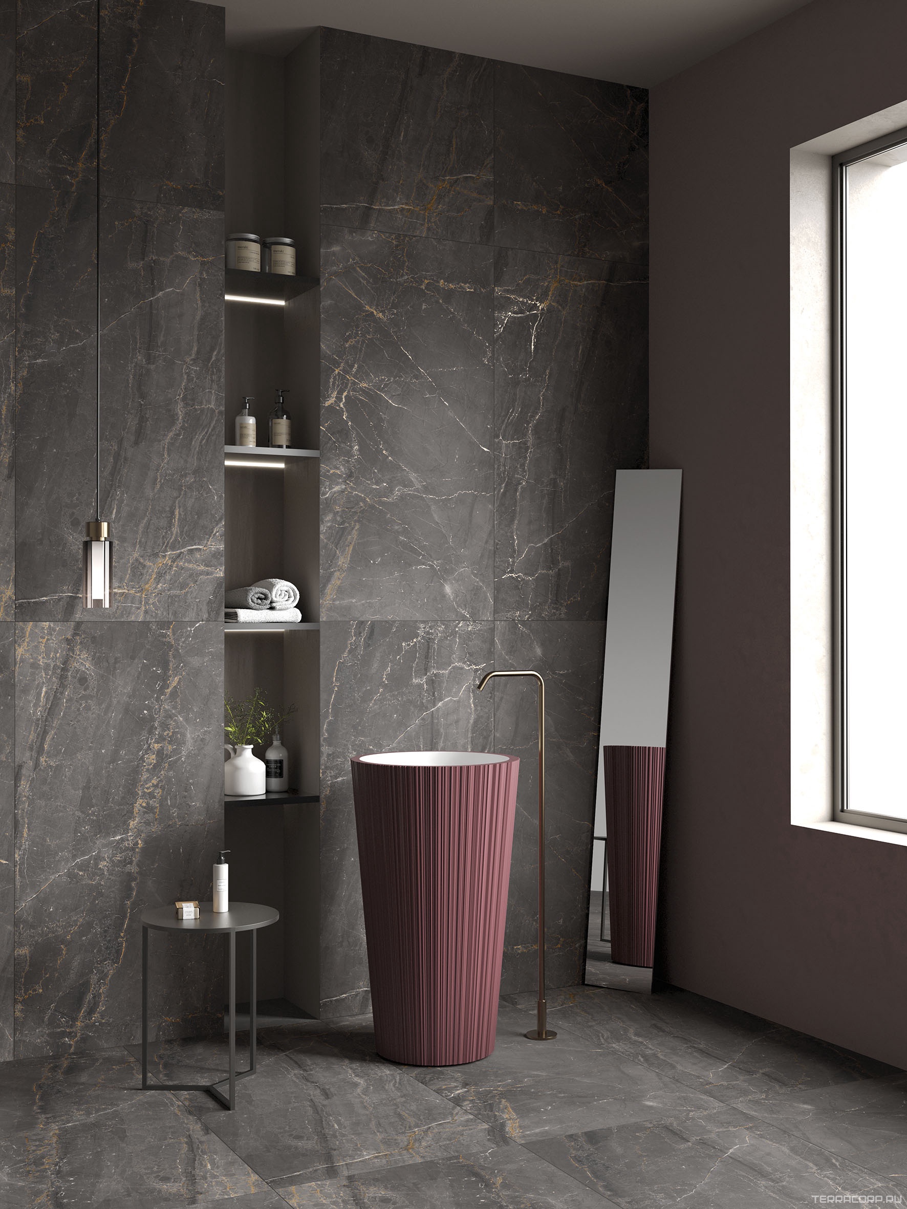 Керамогранит Dado Ceramica Charme Black 60x120 Черный, фото 1
