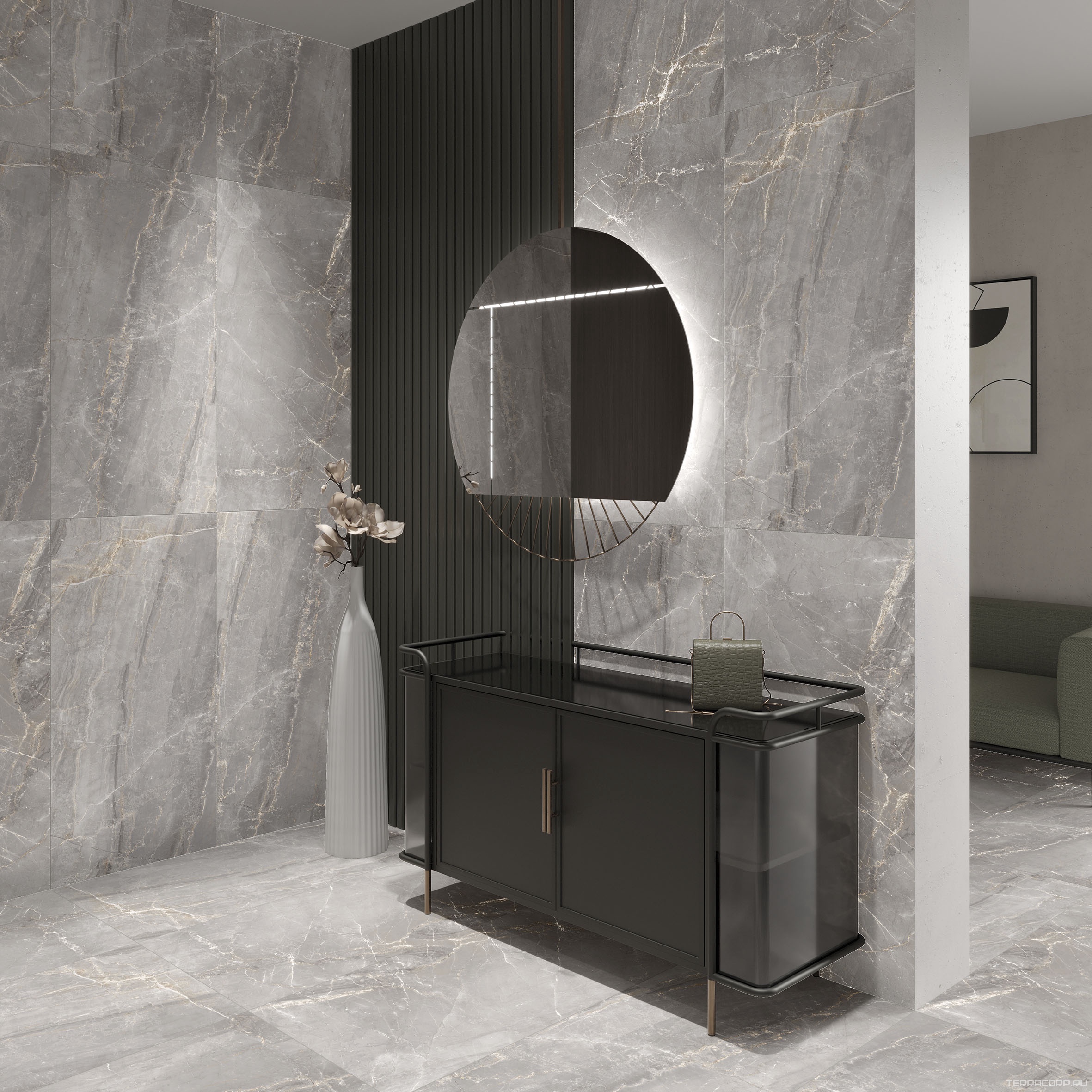 Керамогранит Dado Ceramica Charme Grey 60x120 Серый, фото 1
