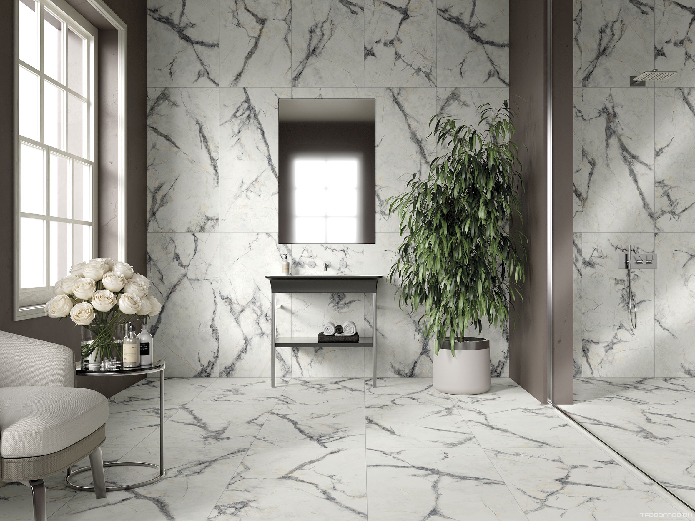 Керамогранит Dado Ceramica Charme Invisible Grey 60x120 Серый, фото 1