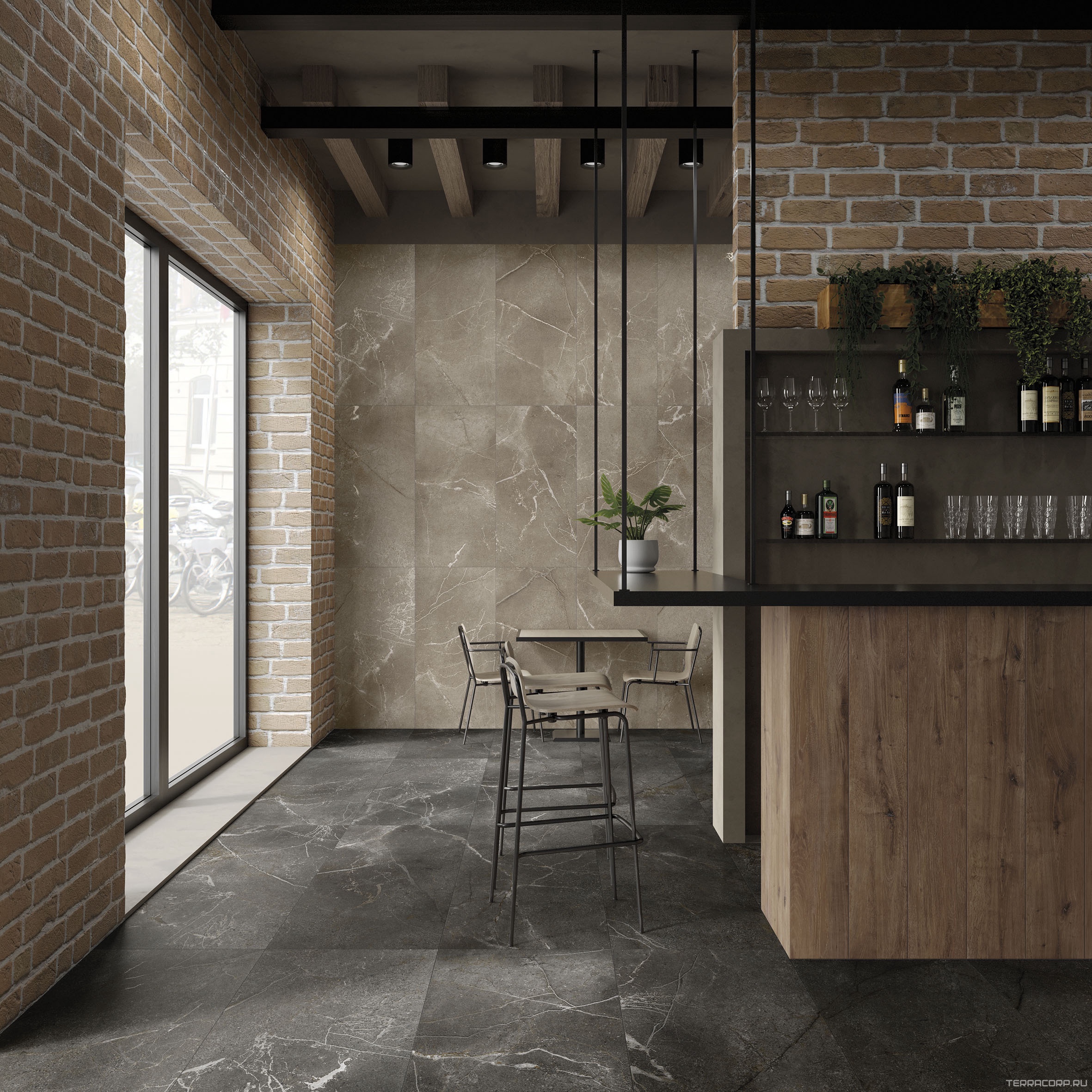 Керамогранит Dado Ceramica Mask Graphite 60x120 Серый, фото 1