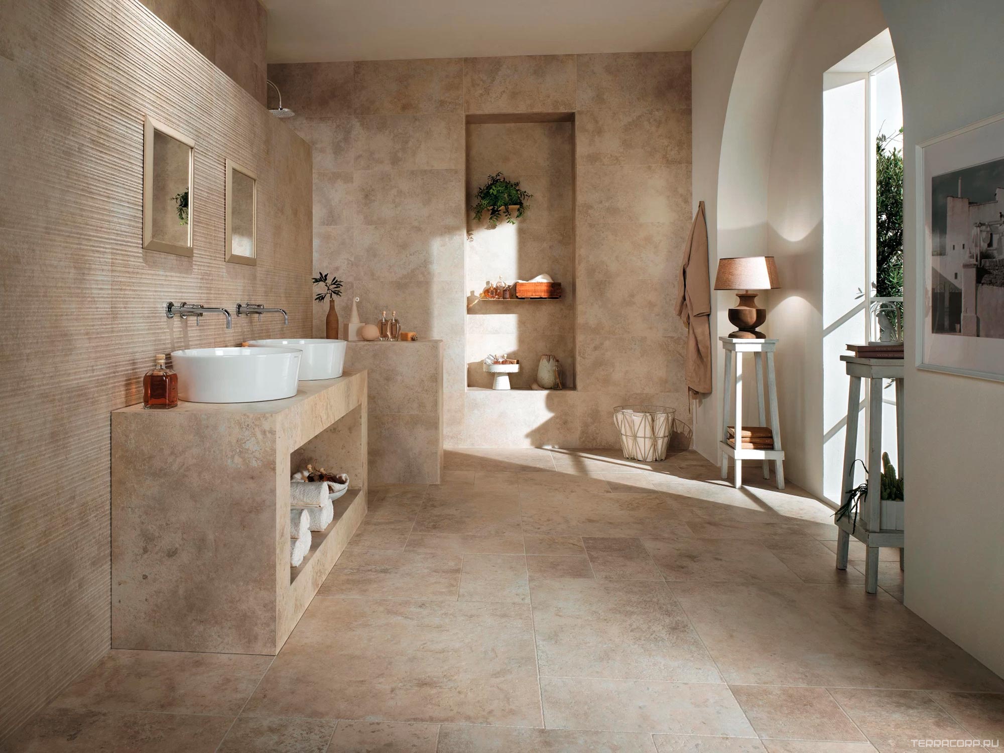 Керамогранит Atlas Concorde Italy Aix Beige 37,5x75 Grip XX Бежевый, фото 1
