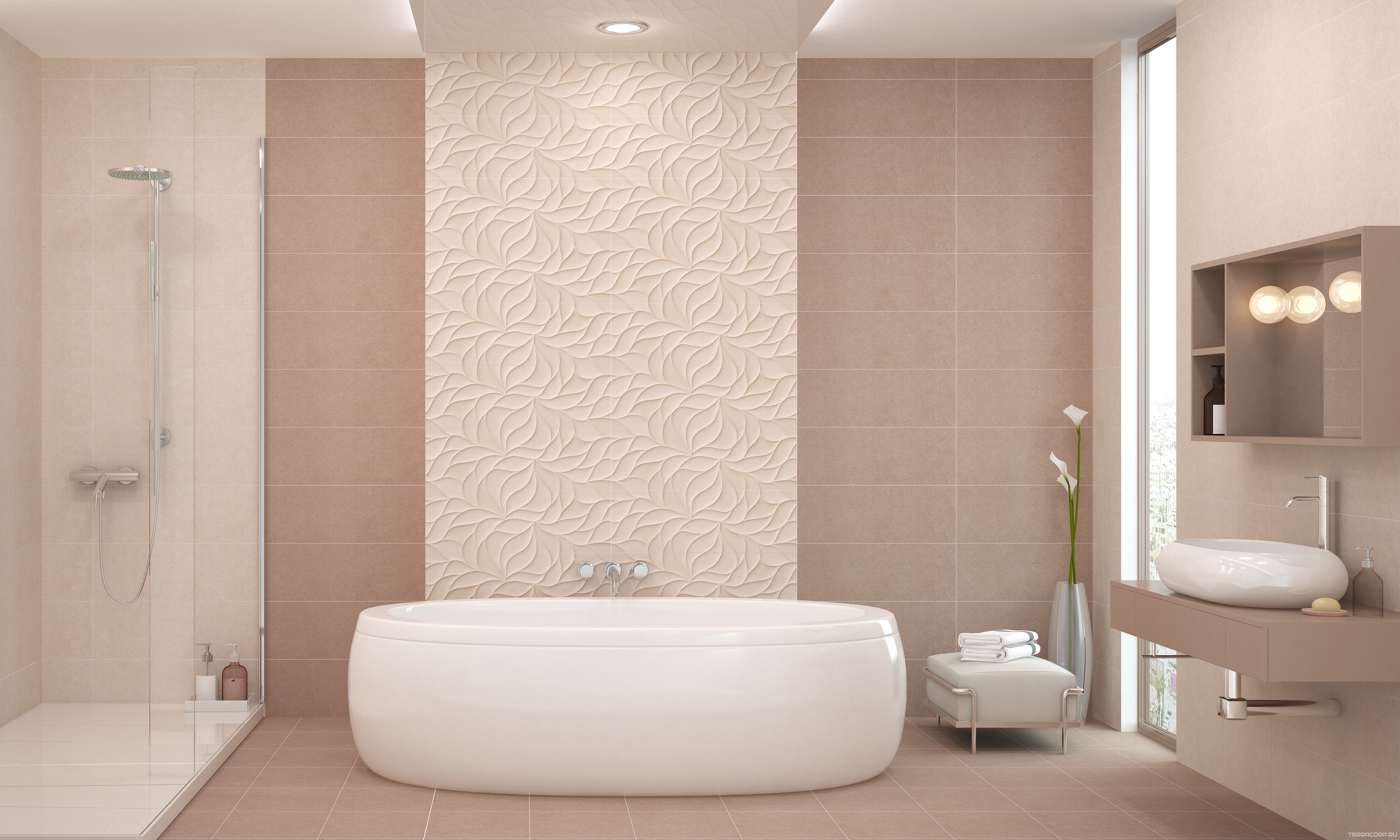 Керамическая плитка Eletto Odense Beige Fiordo24.2x70 Бежевый, фото 1