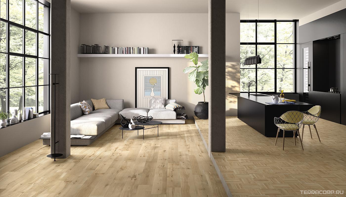 Керамогранит Emil Ceramica 20Twenty Industrial nat Rett ZZ20x120 Коричневый, фото 1