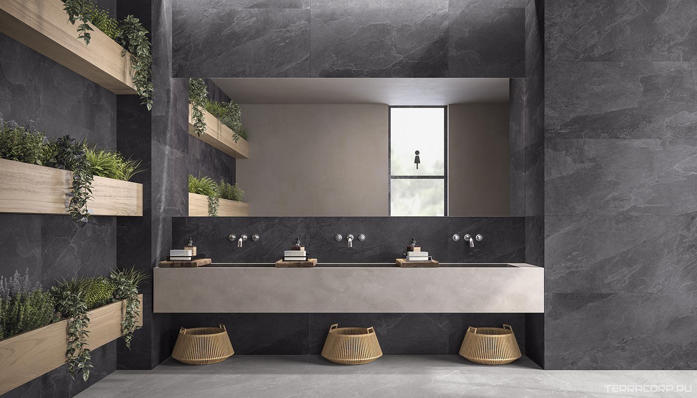 Керамогранит Emil Ceramica Nordika Dark nat.rett ZZ60x120 Коричневый, фото 1