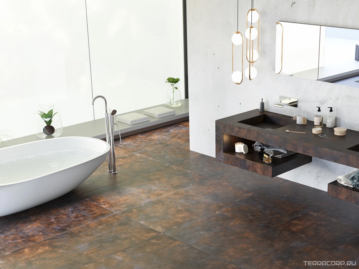 Керамогранит Estima Fusion 02 brown неполир. 80x80 XX Коричневый, фото 1