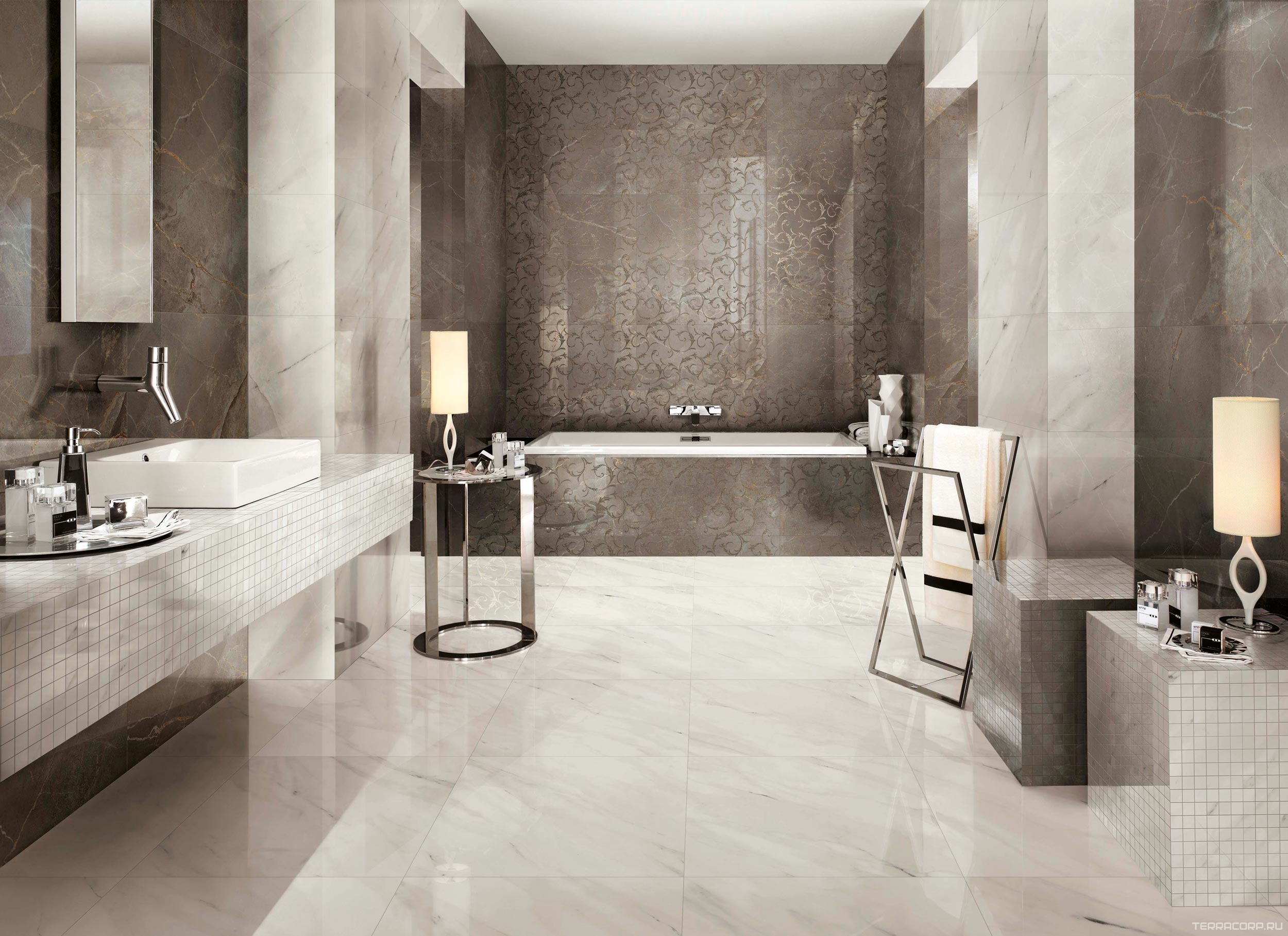 Керамогранит AtlasConcorde Россия Allure Grey Beauty Lap 60x120/Аллюр Грей Бьюти Шлиф 60x120 ХХ Серый, фото 1