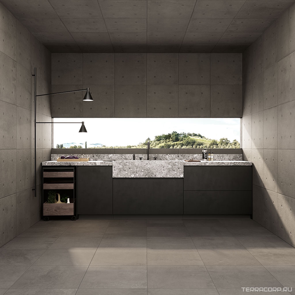 Керамогранит Fioranese DOT Deco Grigio SCURO matt/rett 60.4x120.8 Серый, фото 1