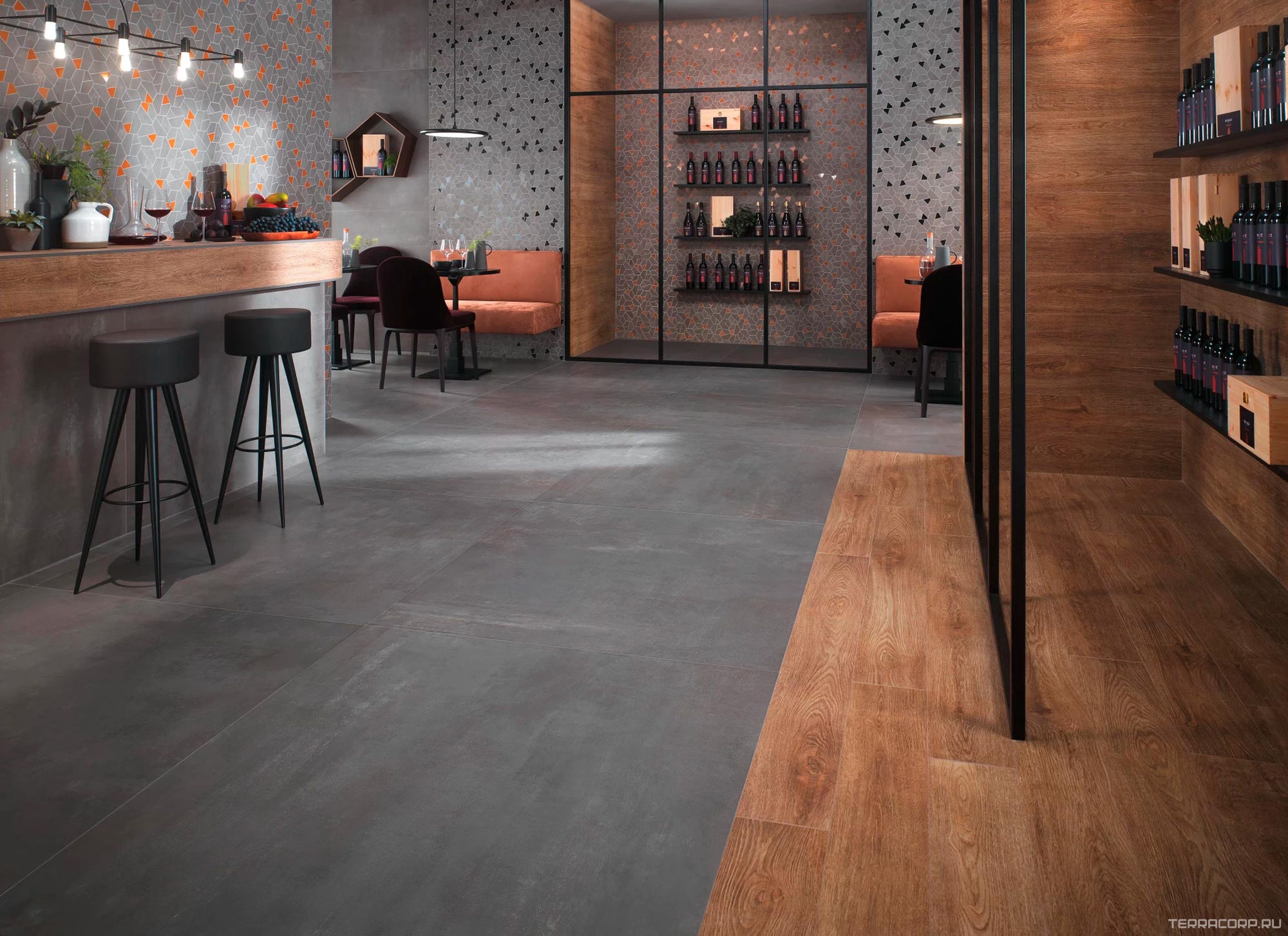 Керамогранит Atlas Concorde Italy Boost Grey 60x120 Серый, фото 4