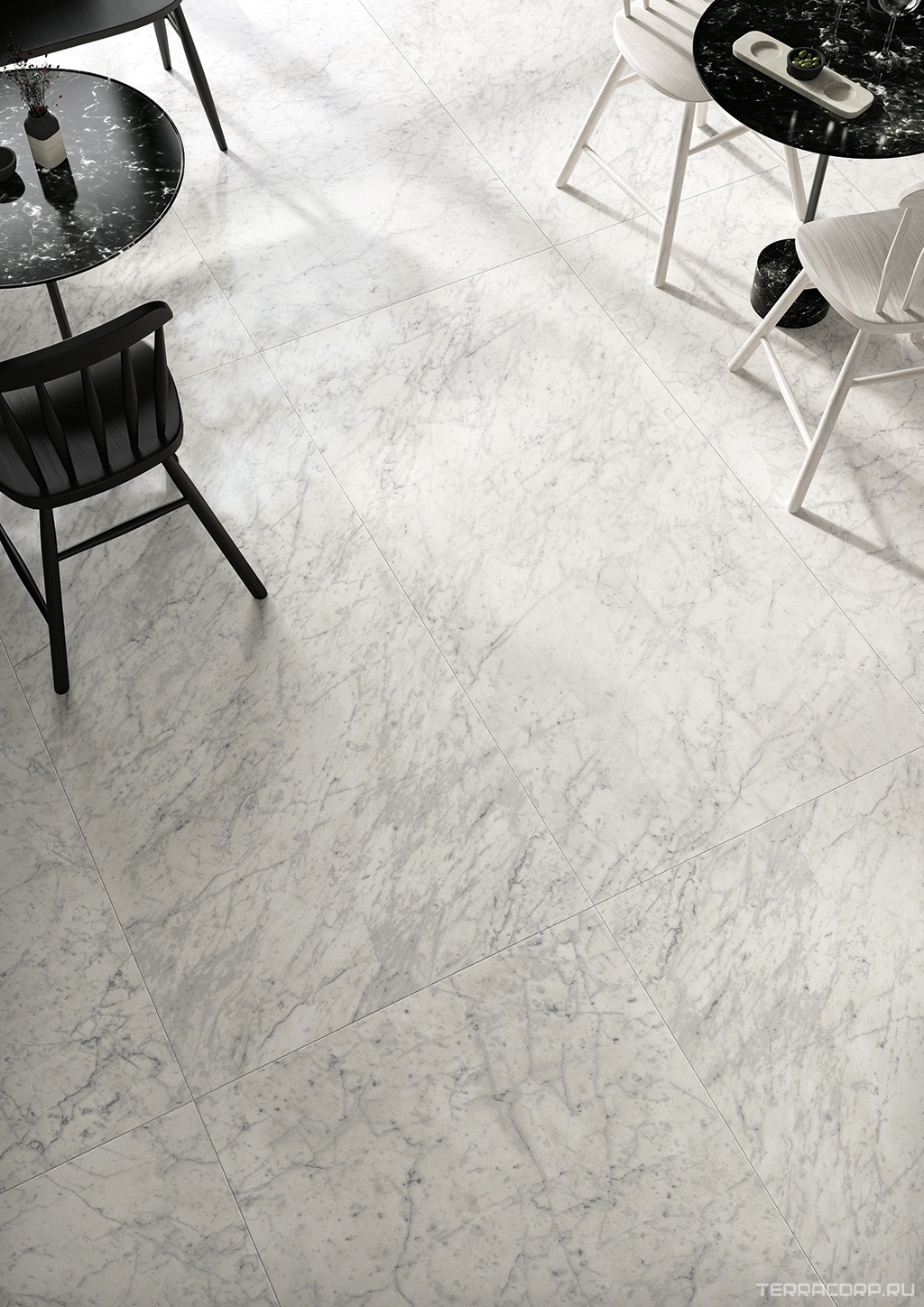 Керамогранит Fioranese Marmorea Bianco Gioia Lev Rett (п.п) 60x60 Белый, фото 1