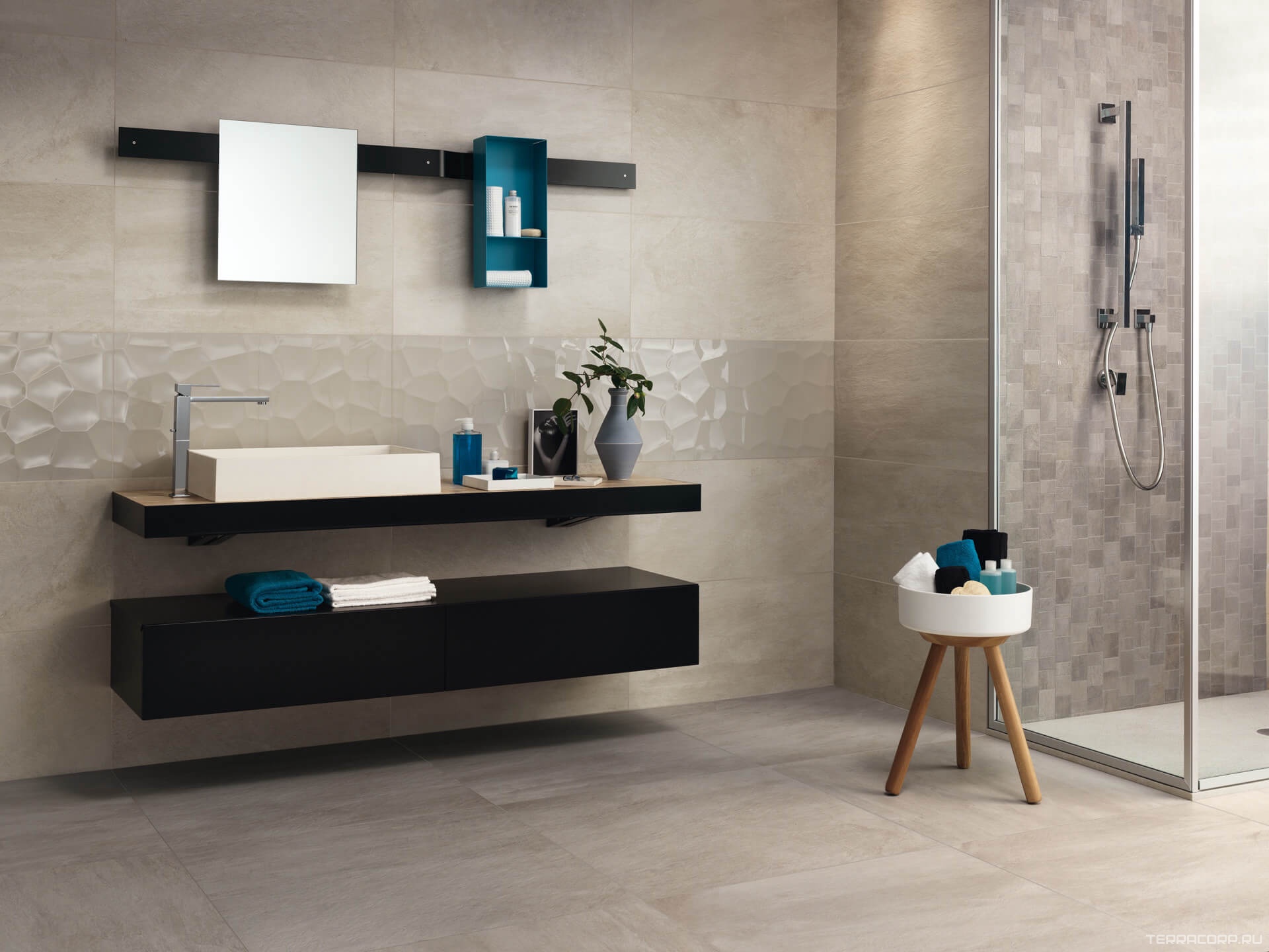 Керамогранит Gardenia Orchidea Concept Stone Concept stone sabbia rett 80x180 Бежевый, фото 2