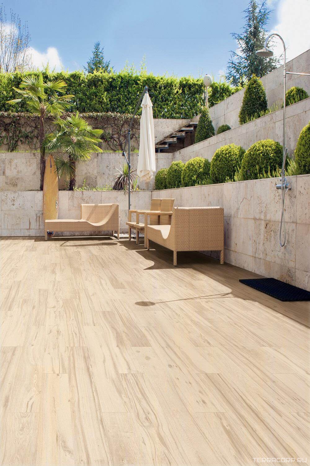 Керамогранит Gardenia Orchidea Just Venice Beige Chiaro Nat 16x100 Коричневый, фото 1