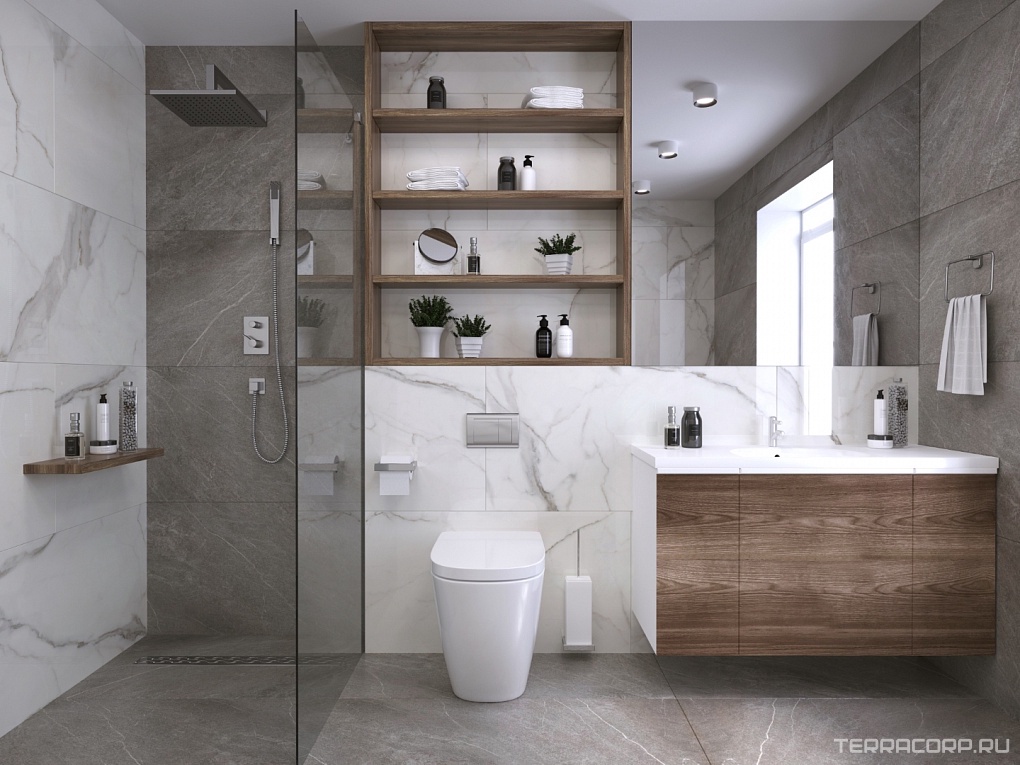 Керамогранит Gracia ceramica Abremo Керамогранит grey PG 01 60х120 Серый, фото 1