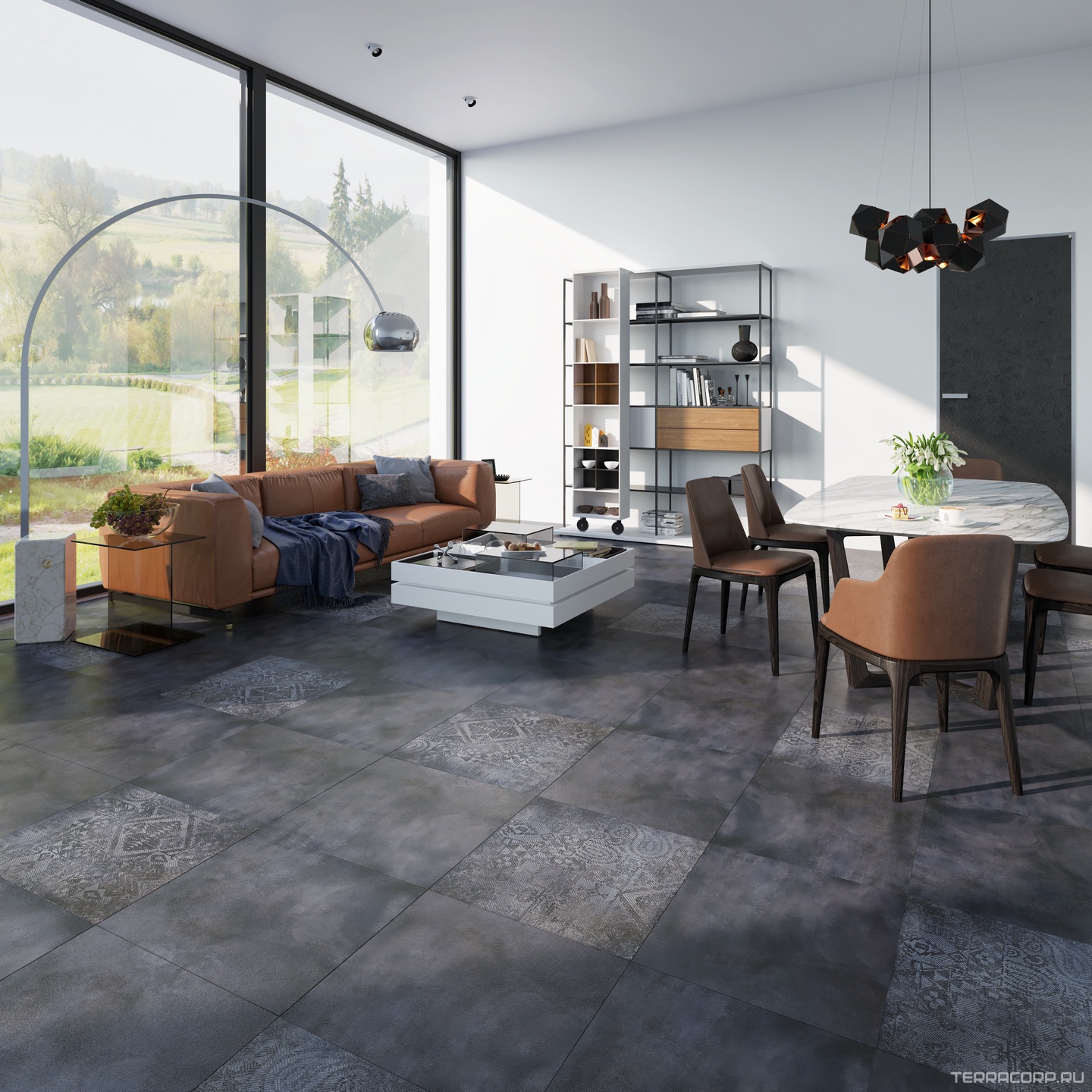 Керамогранит Gracia ceramica Antares Керамогранит grey PG 01 ZZ60x60 Серый, фото 1