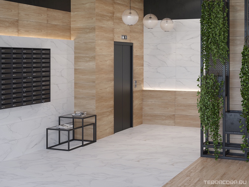 Керамическая плитка Gracia ceramica Aspen beige wall 02 30х90 Бежевый, фото 1