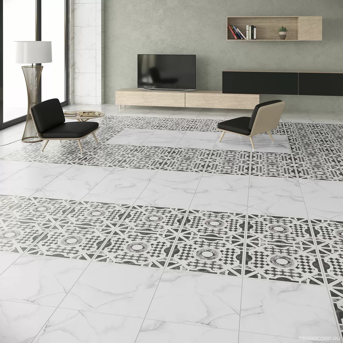 Керамогранит Gracia ceramica Casa Blanca Керамогранит white PG 0160x60 Белый, фото 1