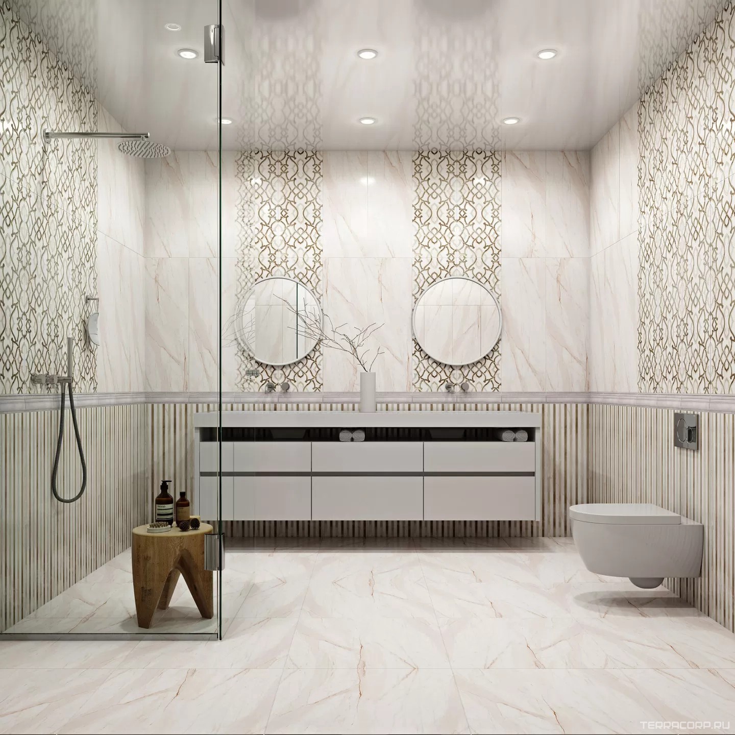 Керамогранит Gracia ceramica Chateau beige PG 01ZZ 60x60 Бежевый, фото 1