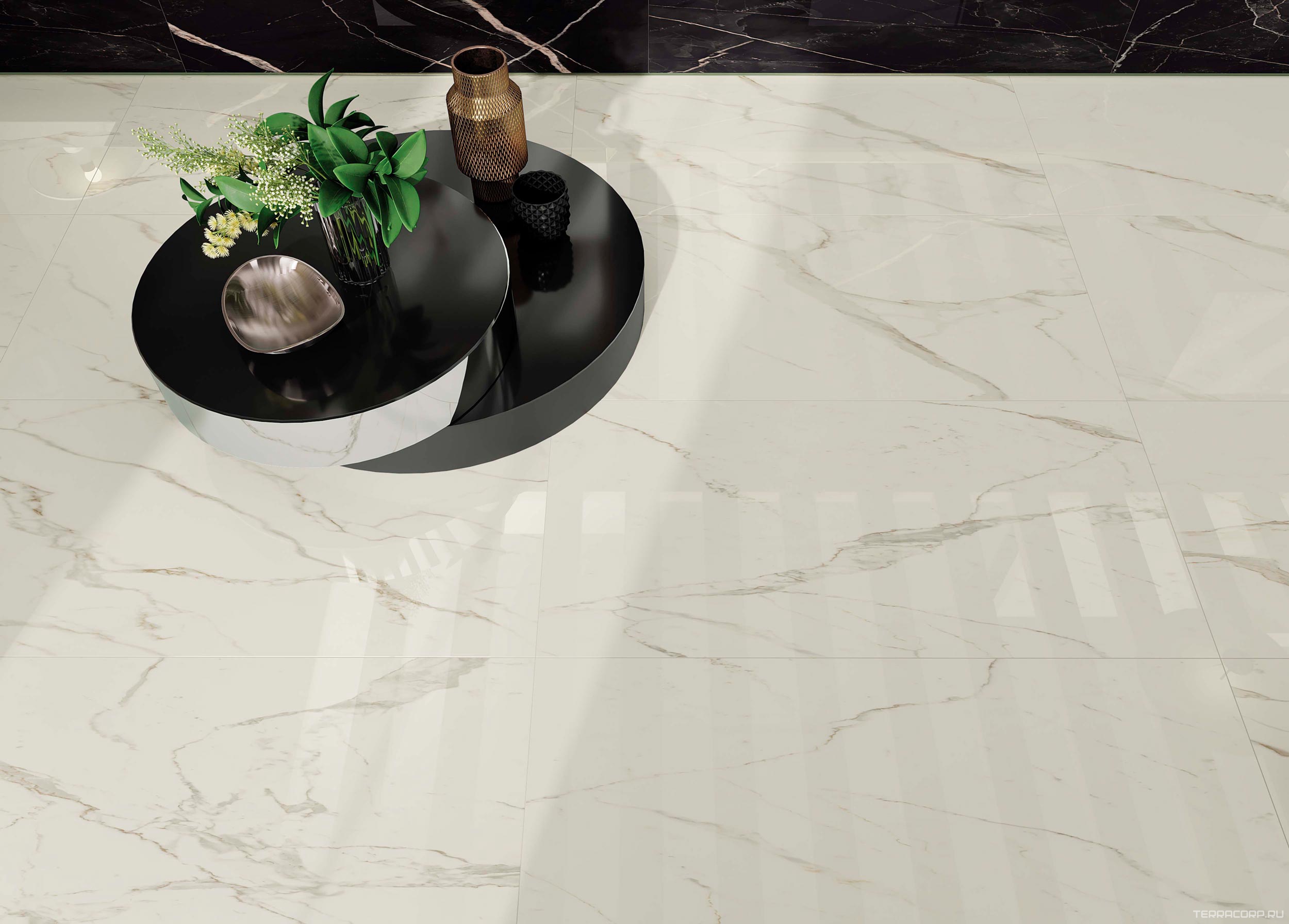 Керамогранит AtlasConcorde Россия EMPIRE Empire Calacatta Diamond 60x120/ЭМПАИР КАЛАК. ДАЙМОНД 60x120 Белый, фото 3