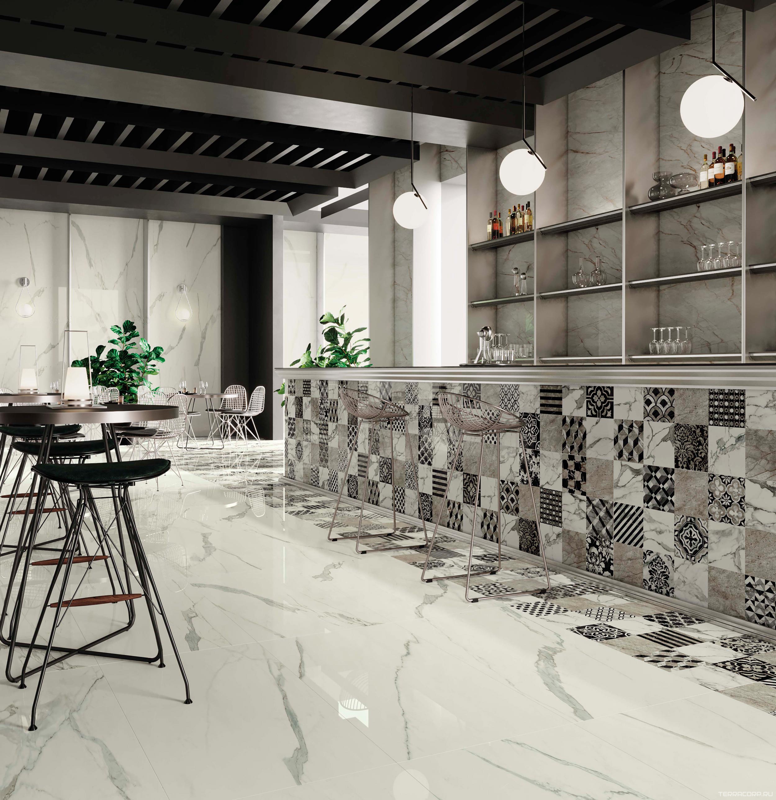 Керамогранит AtlasConcorde Россия EMPIRE Empire Silver Root 60x60 Lapp/ЭМПАИР СИЛЬВЕР РУТ 60x60 ЛАП Серый, фото 2