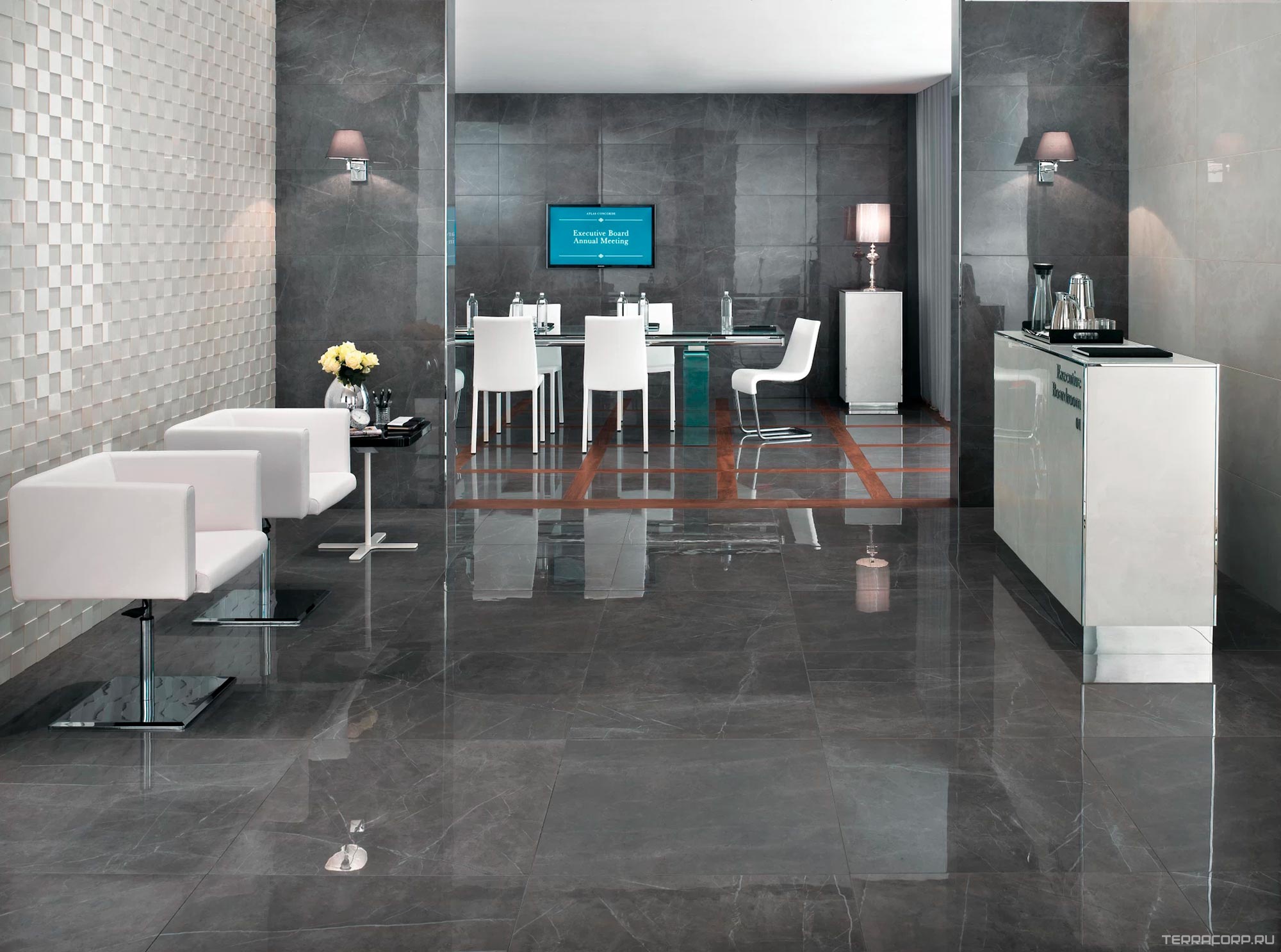 Керамогранит Atlas Concorde Italy Marvel Grey Stone Lappato 60x120 Серый, фото 1