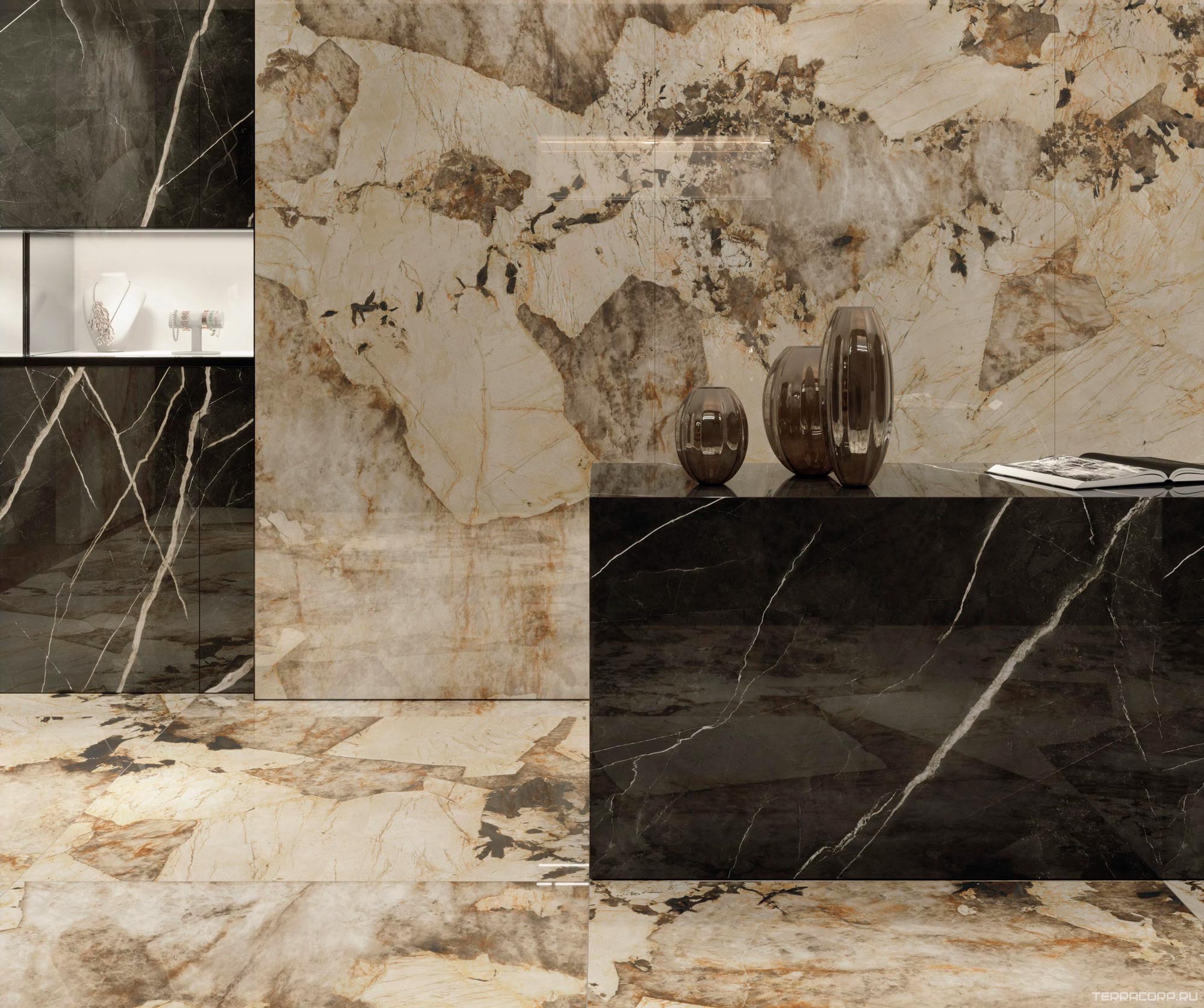 Керамогранит Atlas Concorde Italy Marvel Gala Marvel Desert Soul Lappato 120x278 Комбинированный, фото 4