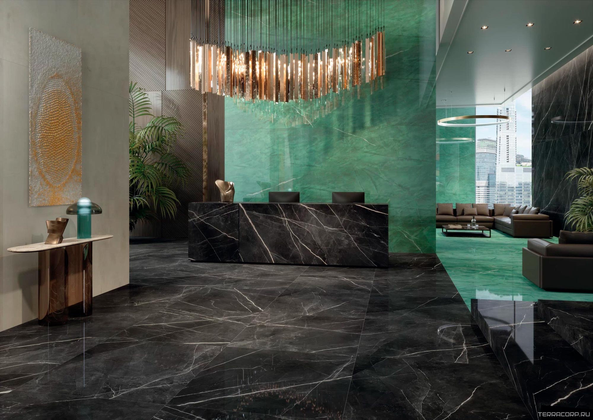 Керамогранит Atlas Concorde Italy Marvel Gala Marvel Exotic Green Lappato 60x120 Зеленый, фото 1