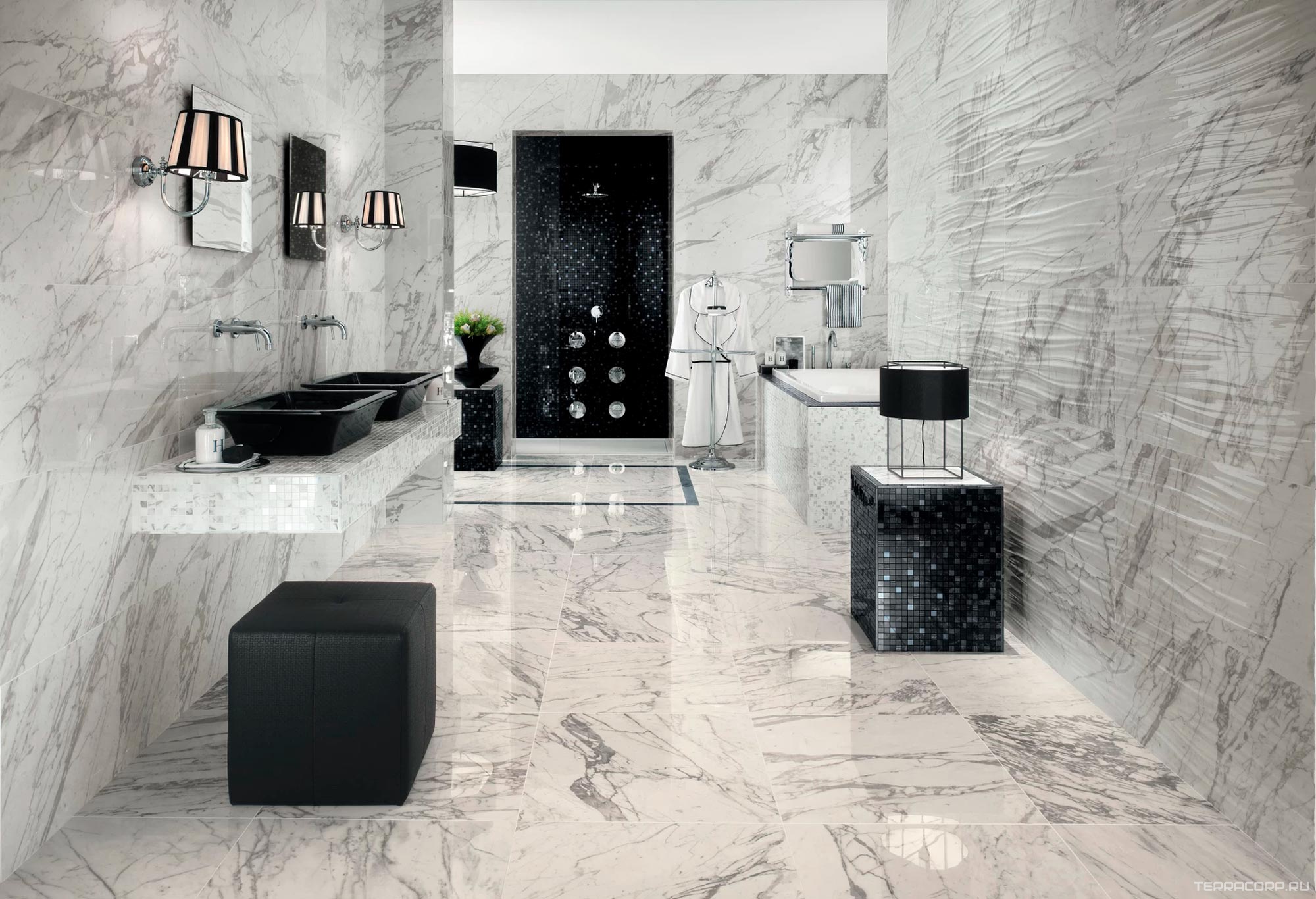 Керамогранит Atlas Concorde Italy Marvel Pro Marvel Statuario Select Lapp. 60x60 Белый, фото 3
