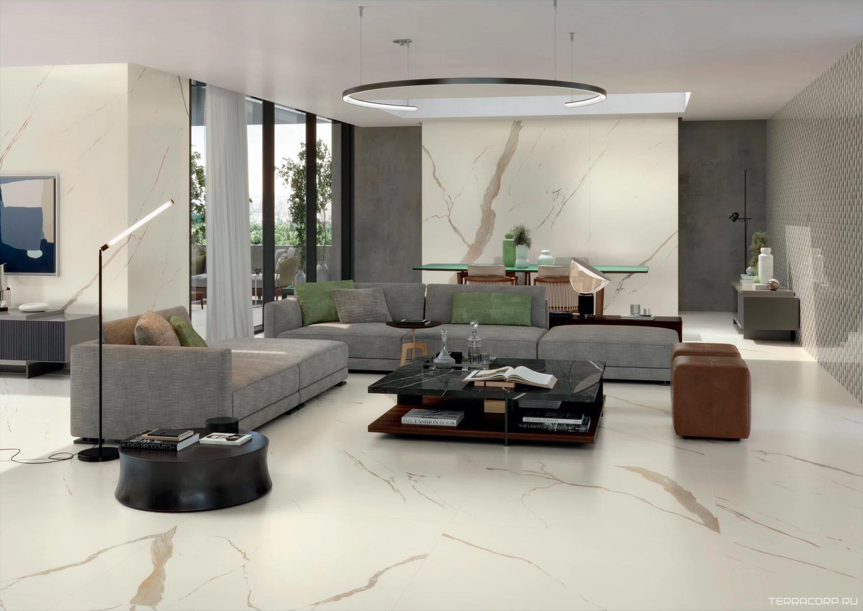 Керамогранит Atlas Concorde Italy Marvel X Marvel Calacatta Sublime Lappato 60x120 Белый, фото 1