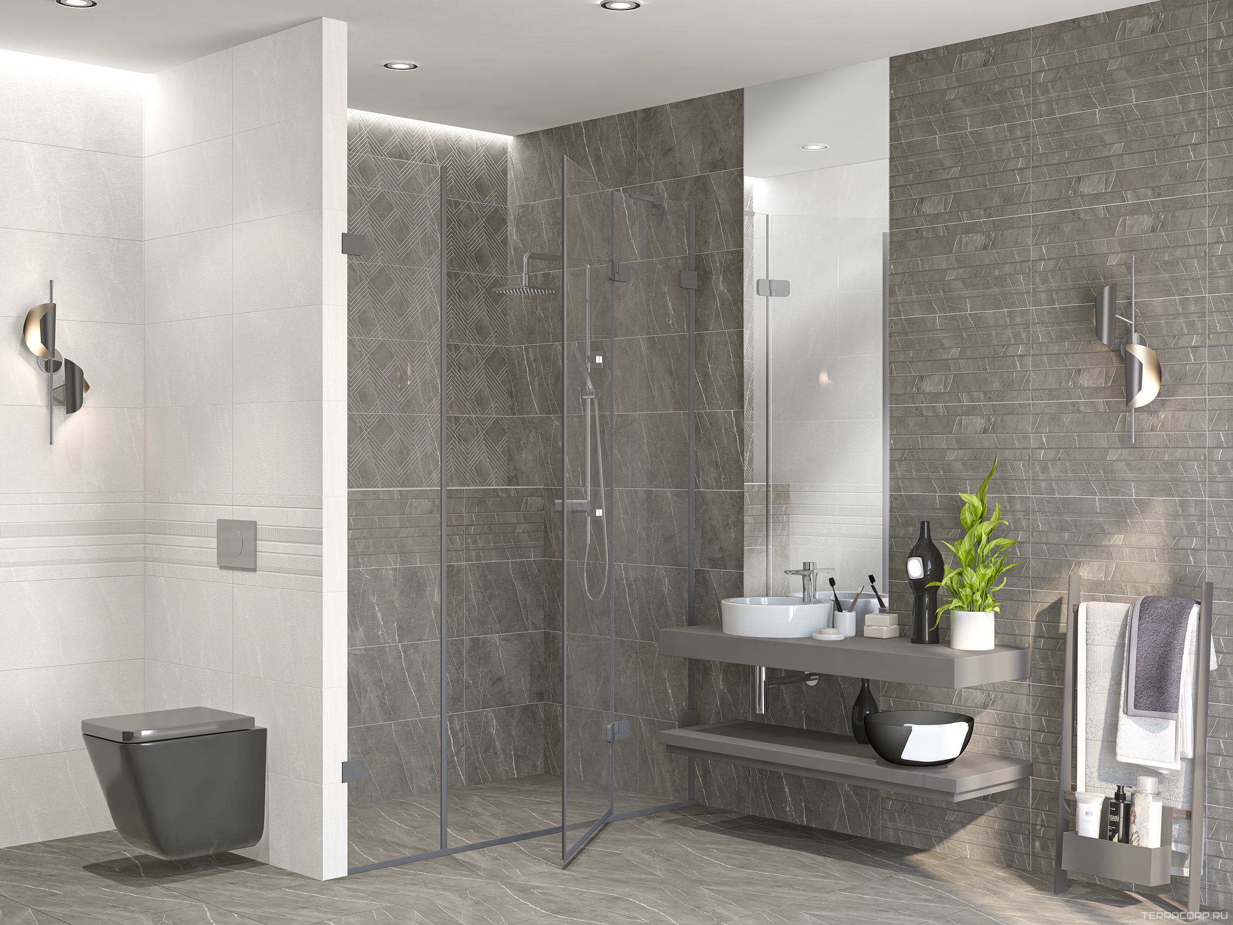 Керамический гранит (керамогранит) Azori Hygge MOCCA MIX |31.5x63 Коричневый, фото 1