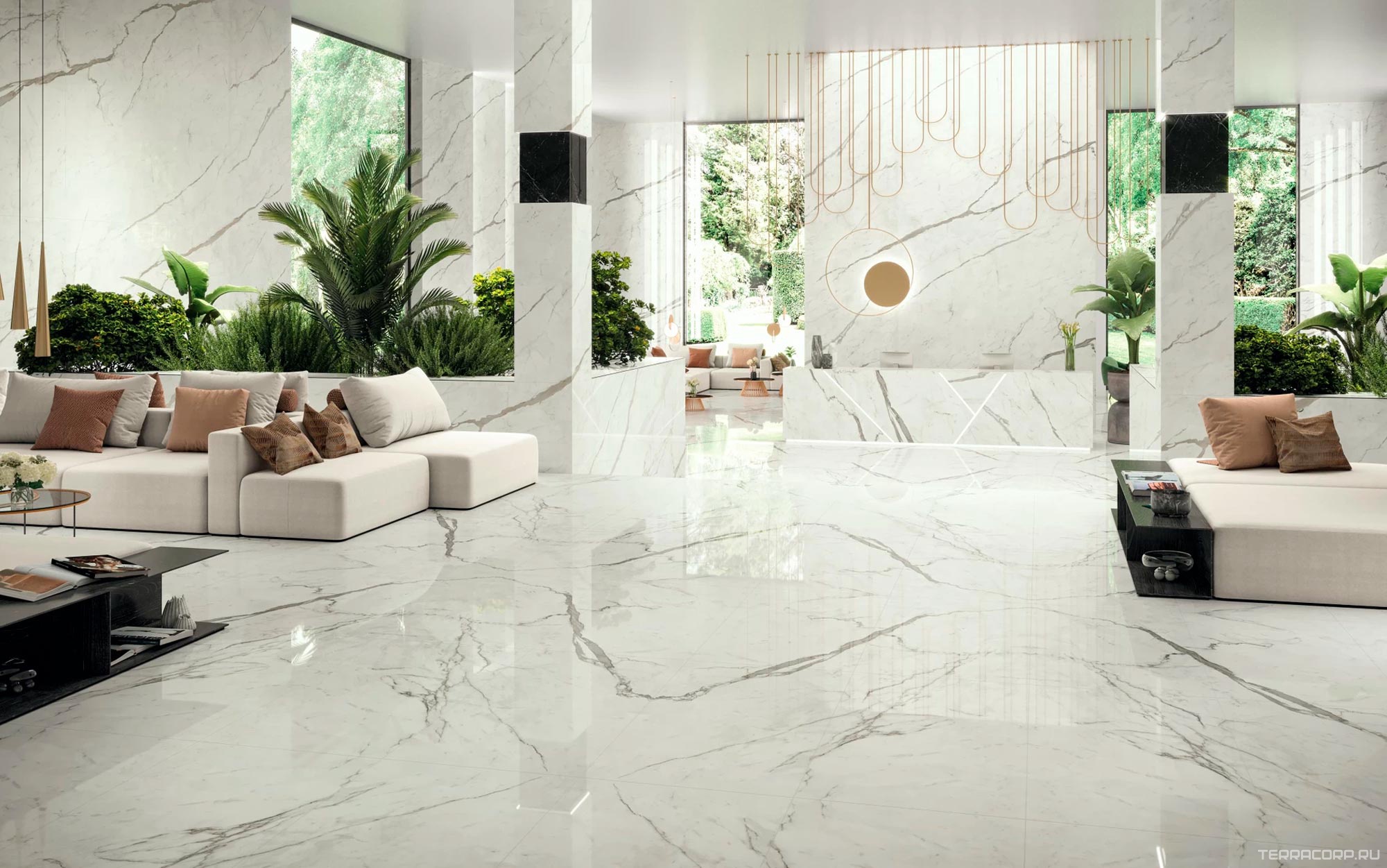 Керамогранит Atlas Concorde Italy Marvel Shine Marvel Statuario Supremo Matt 60x120 Белый, фото 1