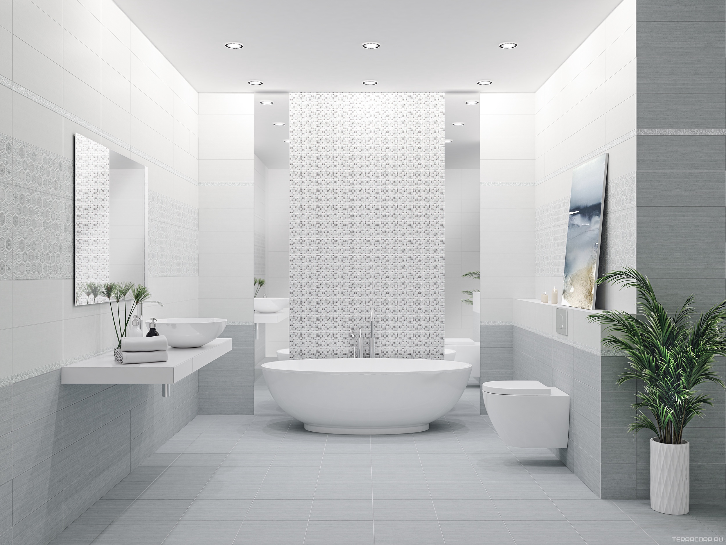Мозаика Azori Riviera Мозаика AR-135 30x30 Серый, фото 1