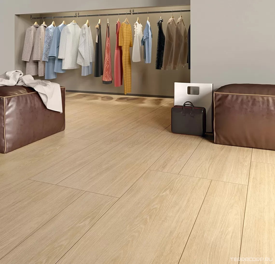 Керамогранит Idalgo Гранит Вуд Классик Беж LMR лаппатир 60x120 Бежевый, фото 1