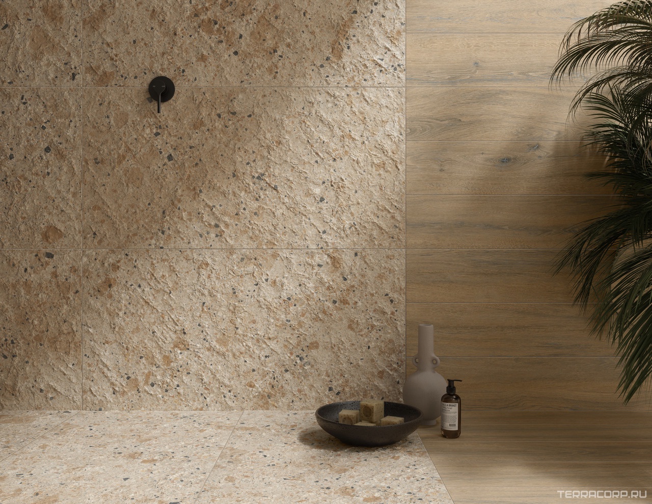 Керамогранит Ariostea Fragmenta Arlecchino Soft 75x75 Серый, фото 3
