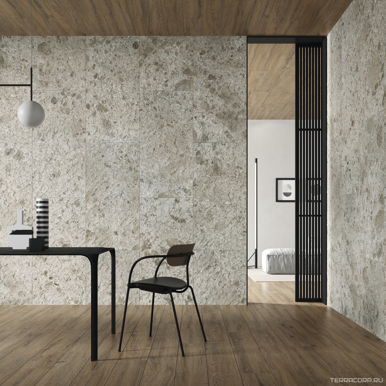 Керамогранит Ariostea Fragmenta Grigio Luminoso Soft 60x60 Серый, фото 1