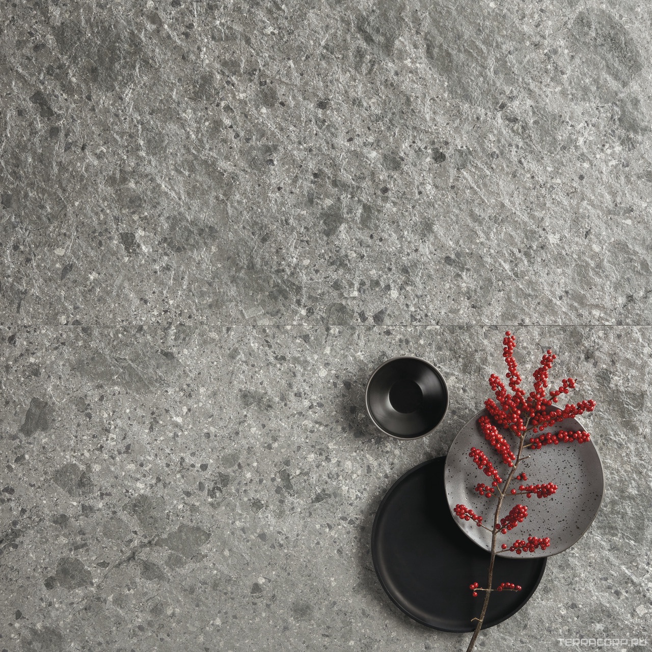 Керамогранит Ariostea Fragmenta Grigio Milano Soft 120x120 Серый, фото 3