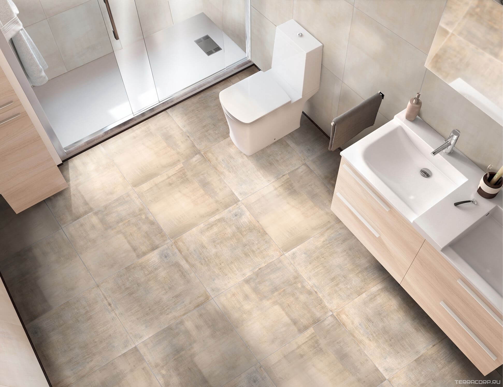 Керамогранит Absolut Keramika Corfu M 60x60 Коричневый, фото 1