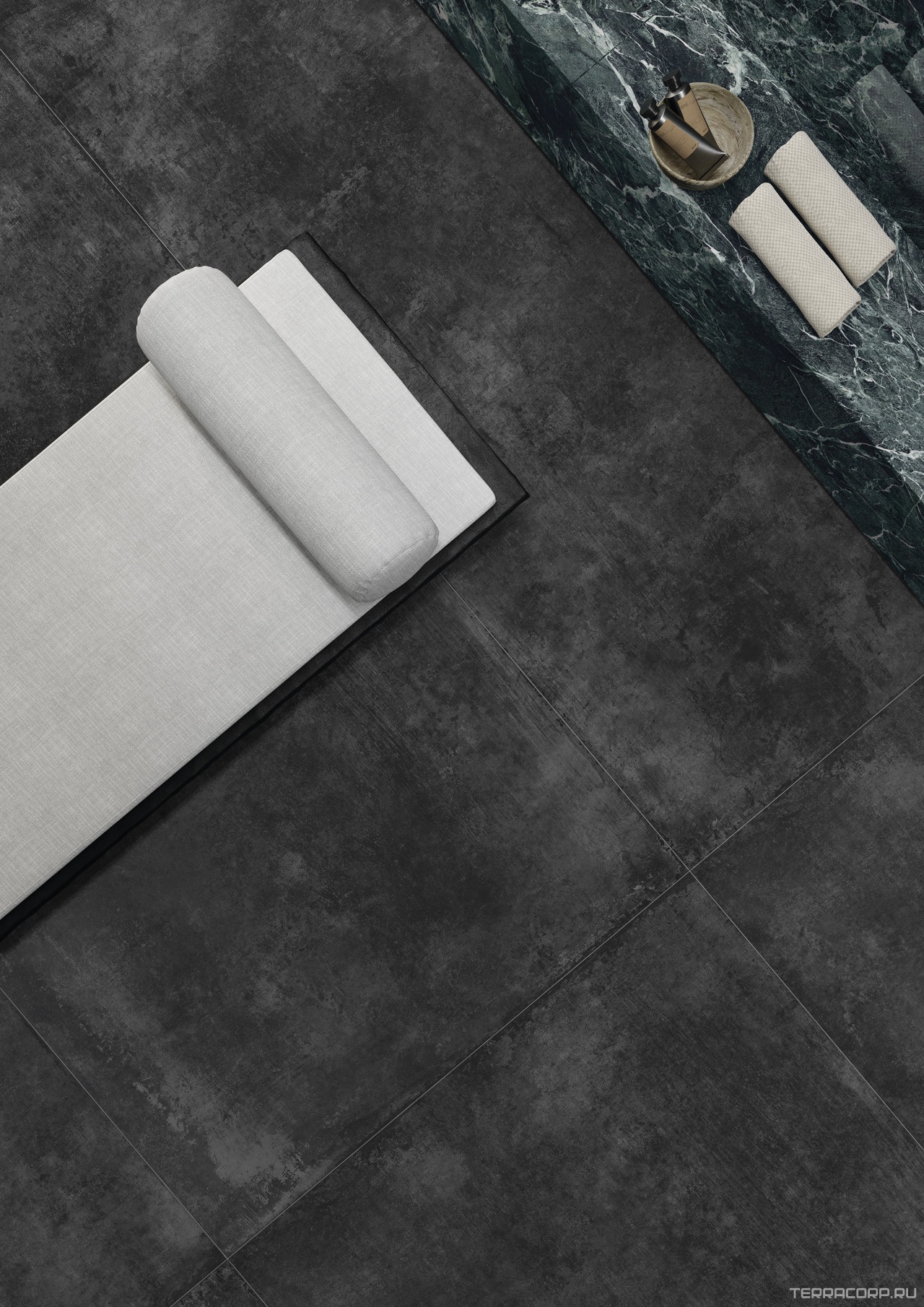 Керамогранит Ariostea Ultra Con.Crea Con.Crea Ink Prelucidato (Soft) 100x100 Серый, фото 2