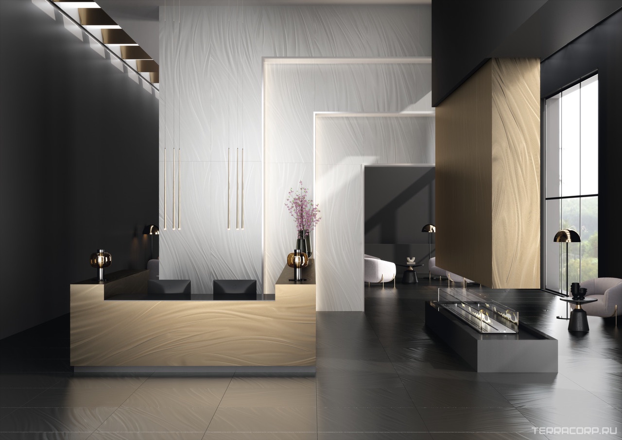 Керамогранит Ariostea Ultra Luce Luce Gold Nat. 6 mm min (min 9m2) 100x300 Коричневый, фото 5