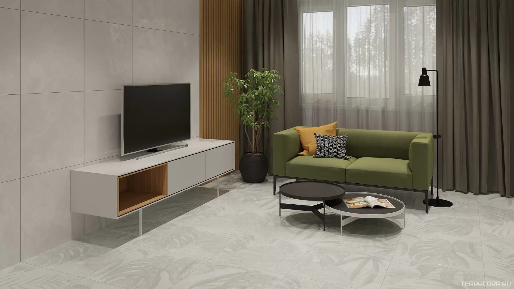 Керамогранит Kerranova Central Park K-701/MR белый 60х60 Белый, фото 1