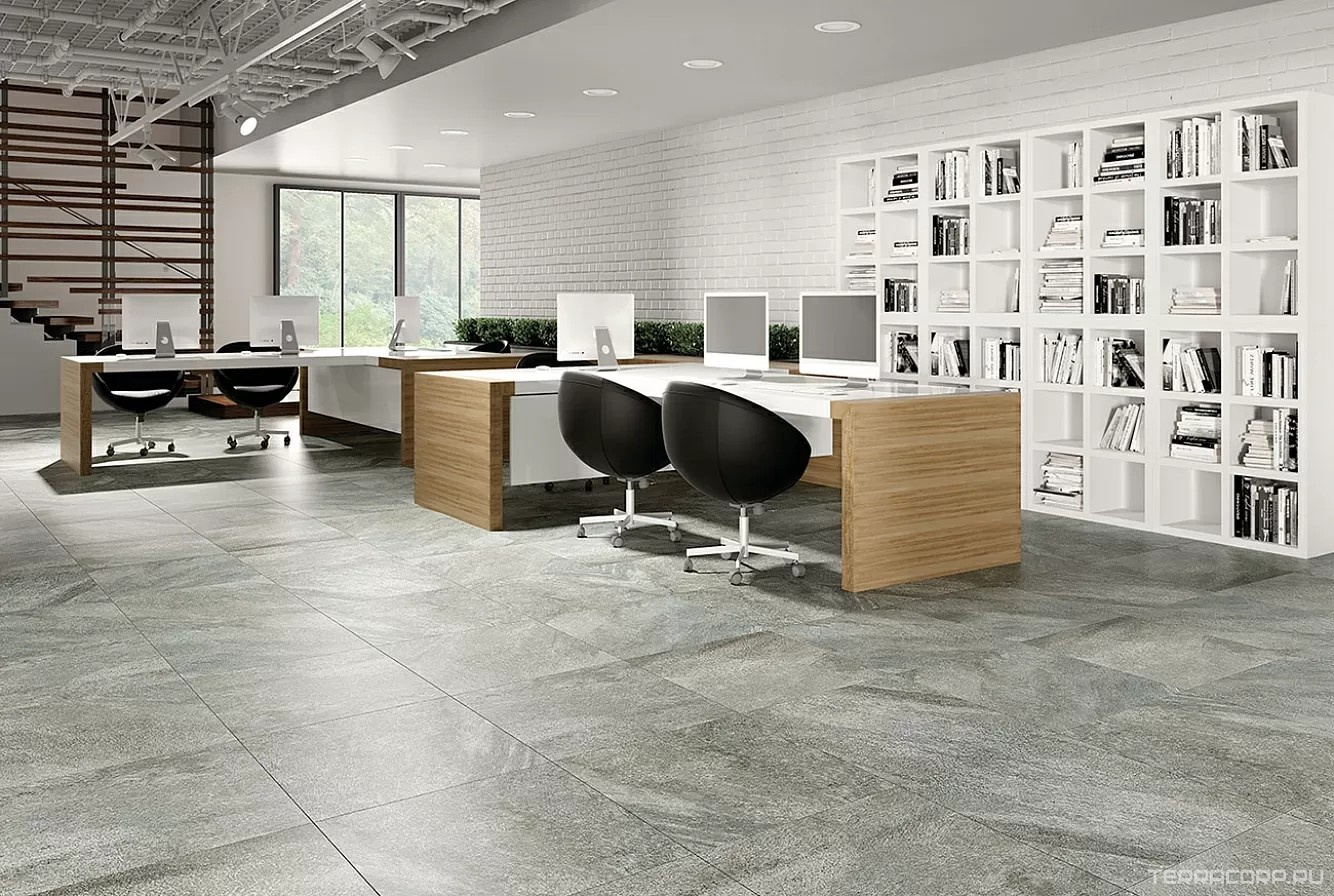 Керамогранит Kerranova Montana Керамогранит K-176/SR Dark Grey 60х60 Серый, фото 1