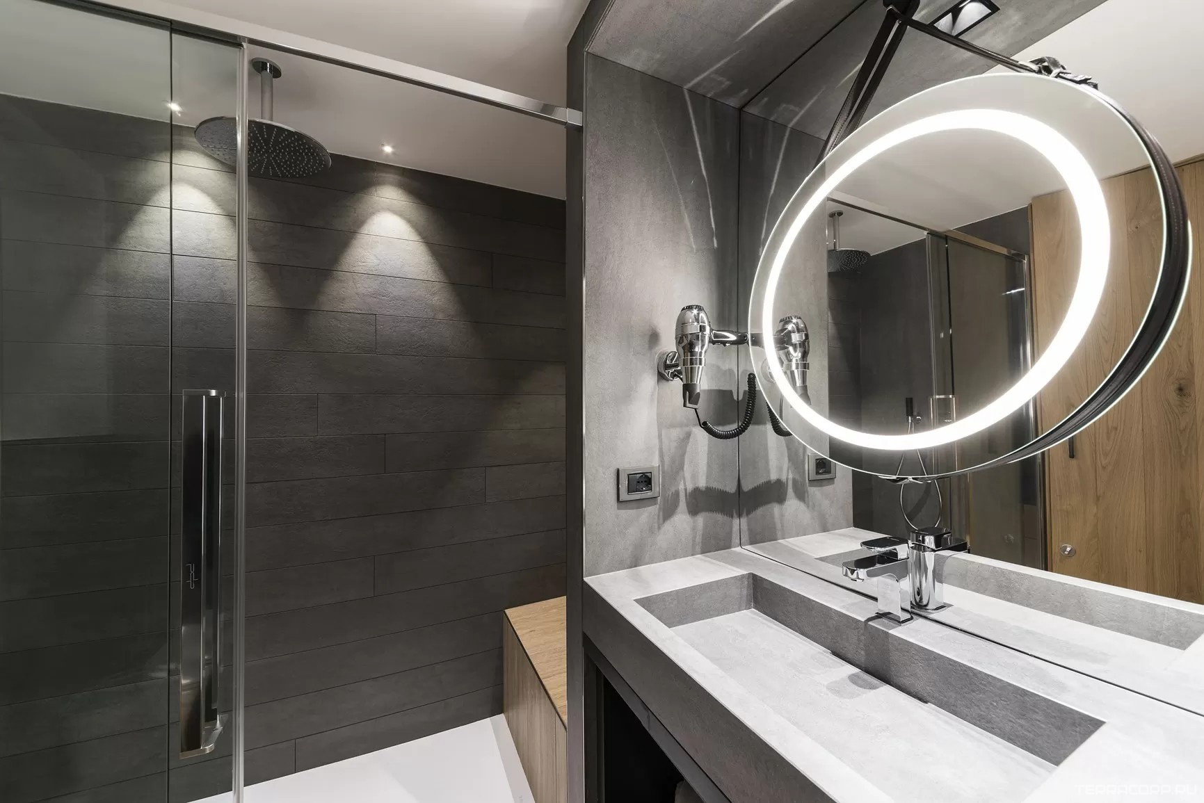 Керамогранит Laminam I Naturali Pietre I Naturali Ossidiana Vena Scura 3,5 ХХ 100x300 Черный, фото 1
